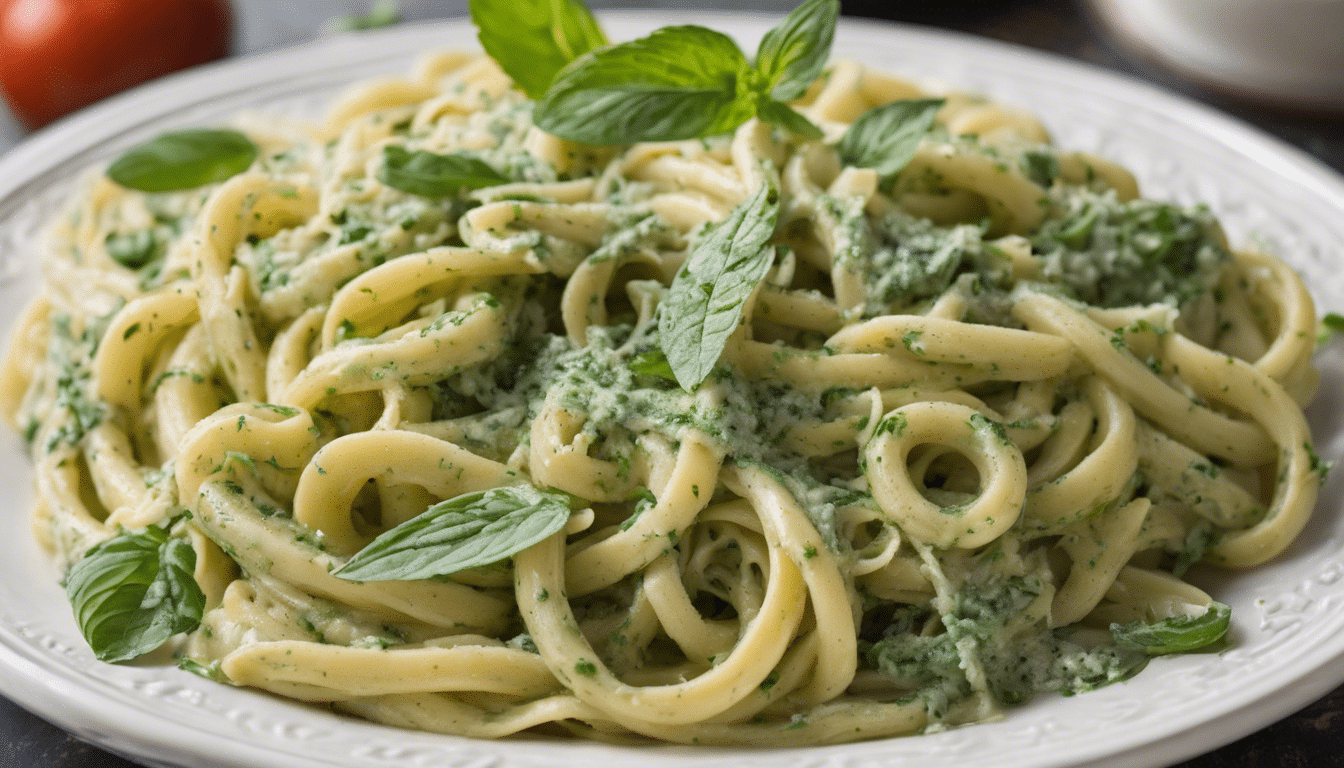 Spearmint Pesto Pasta