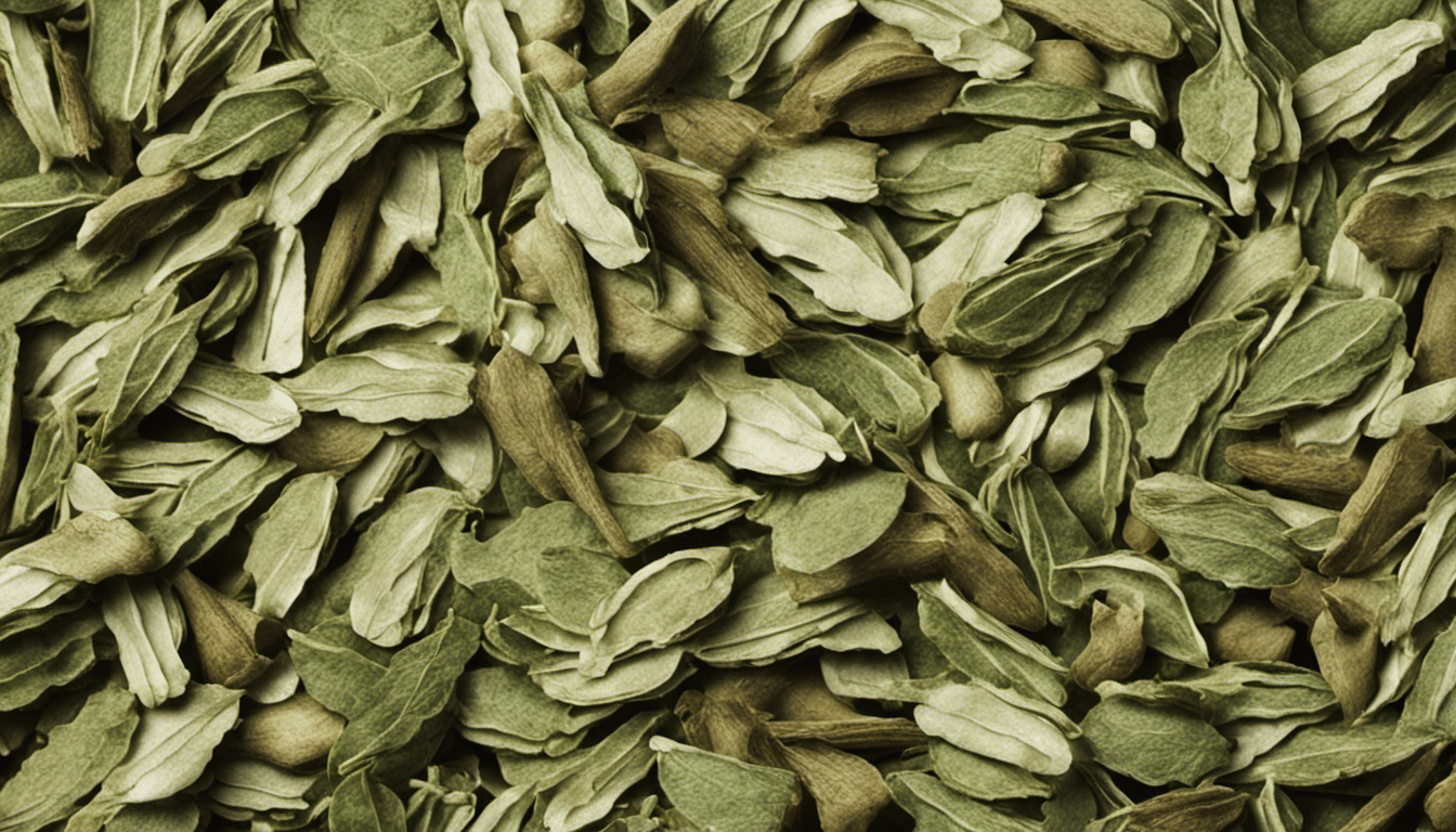 Spearmint leaves