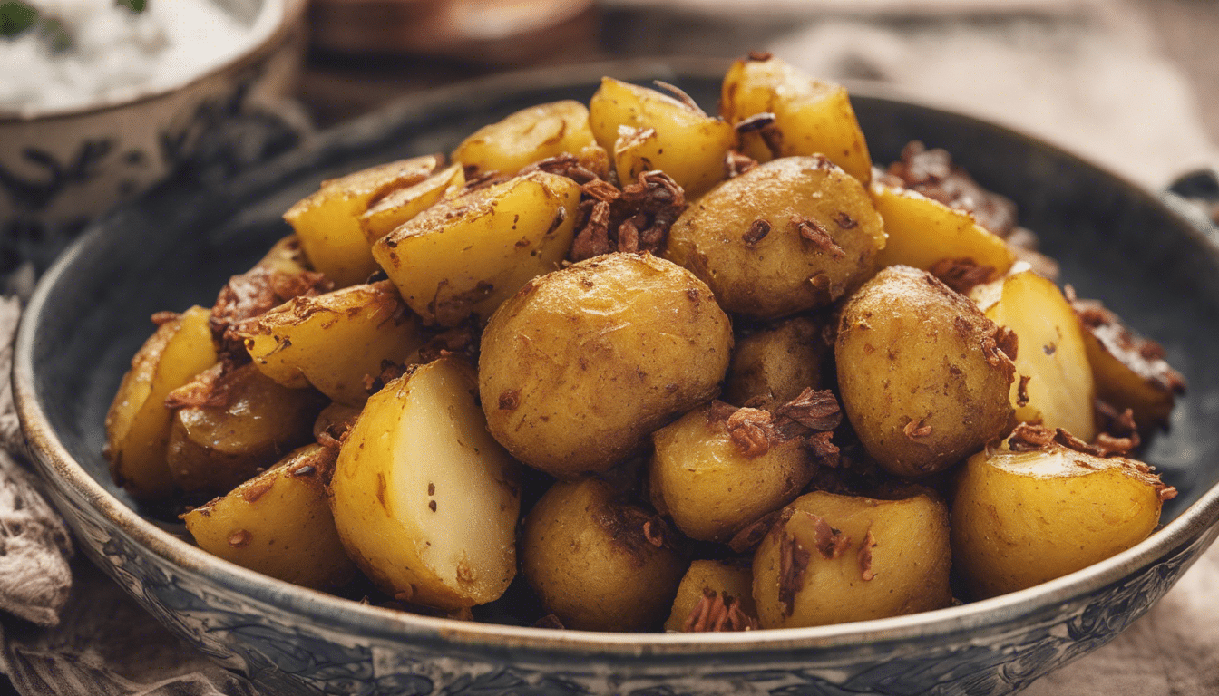 Spiced Asafoetida Potatoes