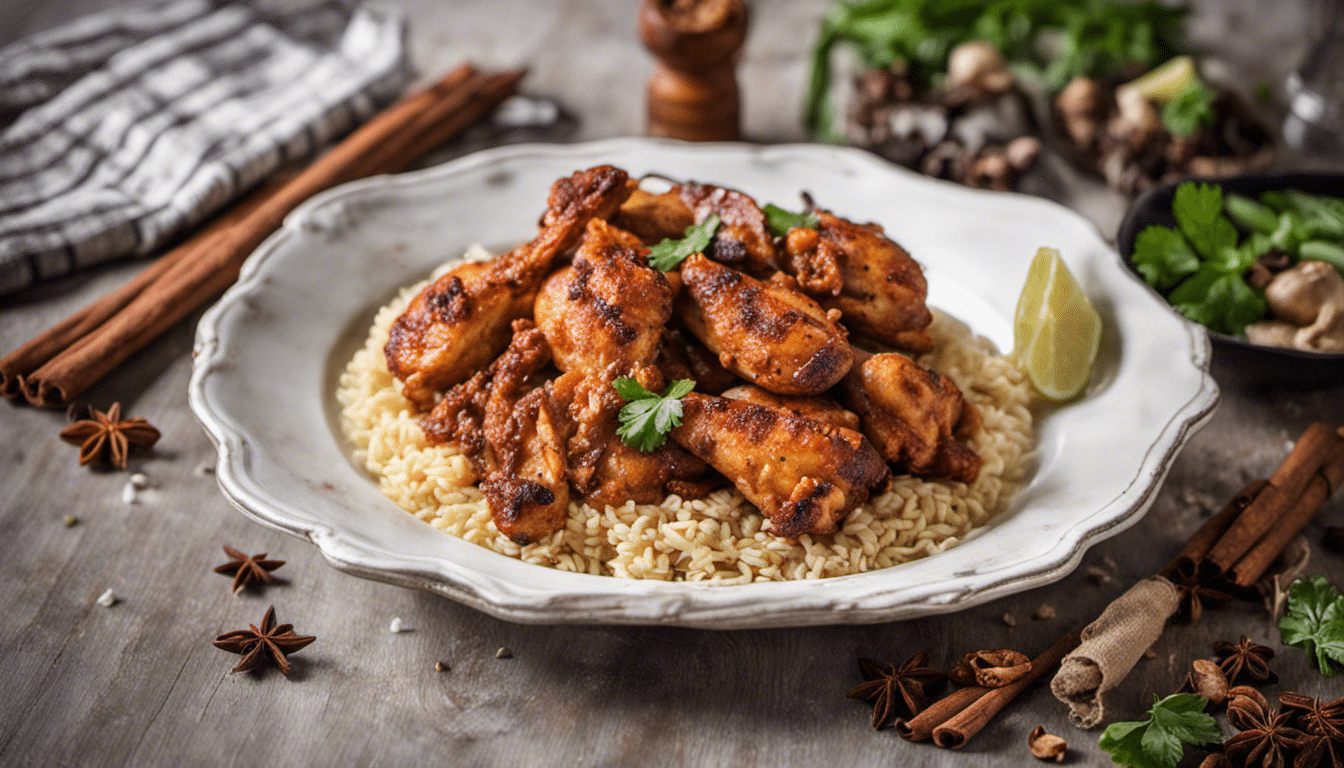 Spiced Chicken with Mace and Cinnamon