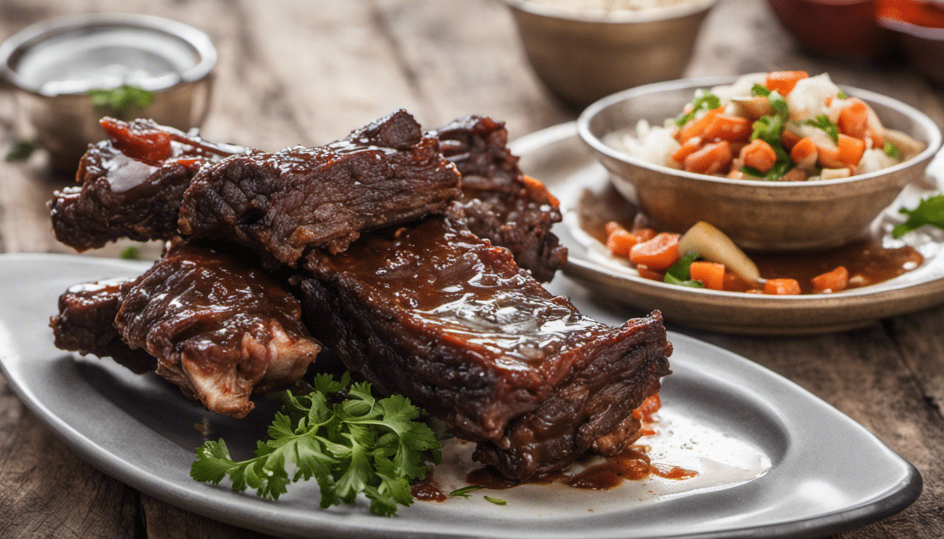 Spicy beef ribs