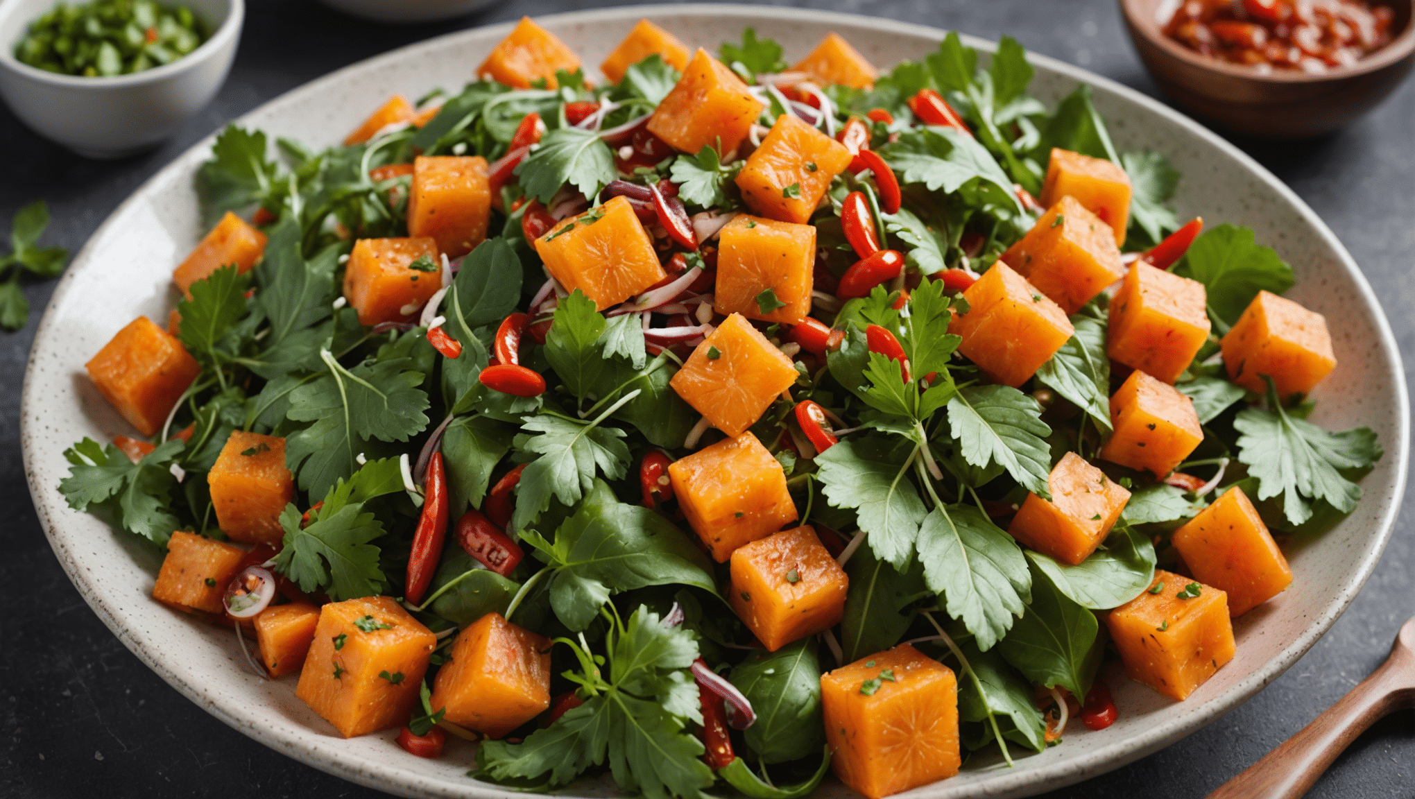 Spicy Cassava Root Salad