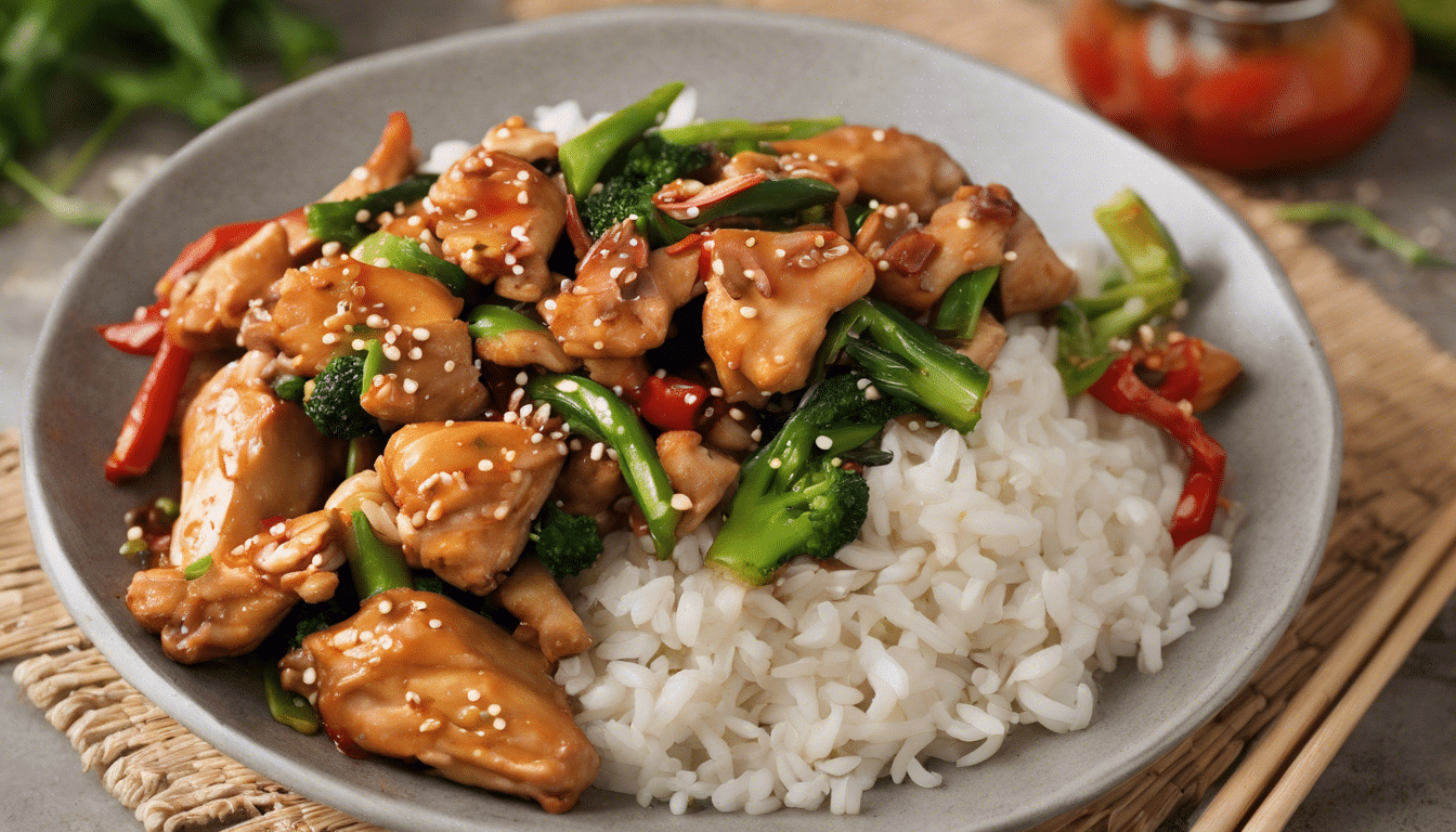 Spicy Chicken and Hijiki Stir Fry