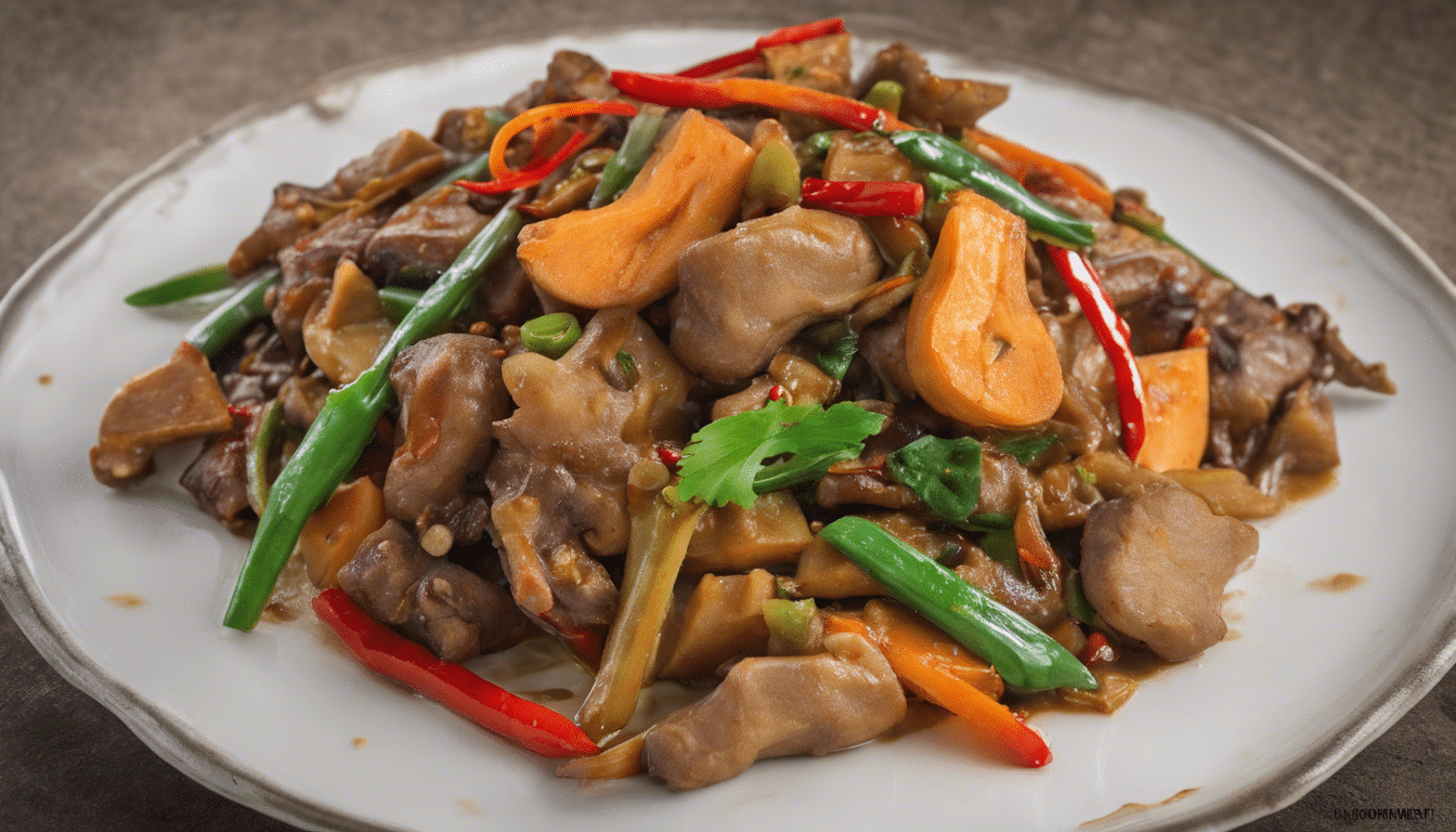 Spicy Elephant Foot Yam Stir Fry