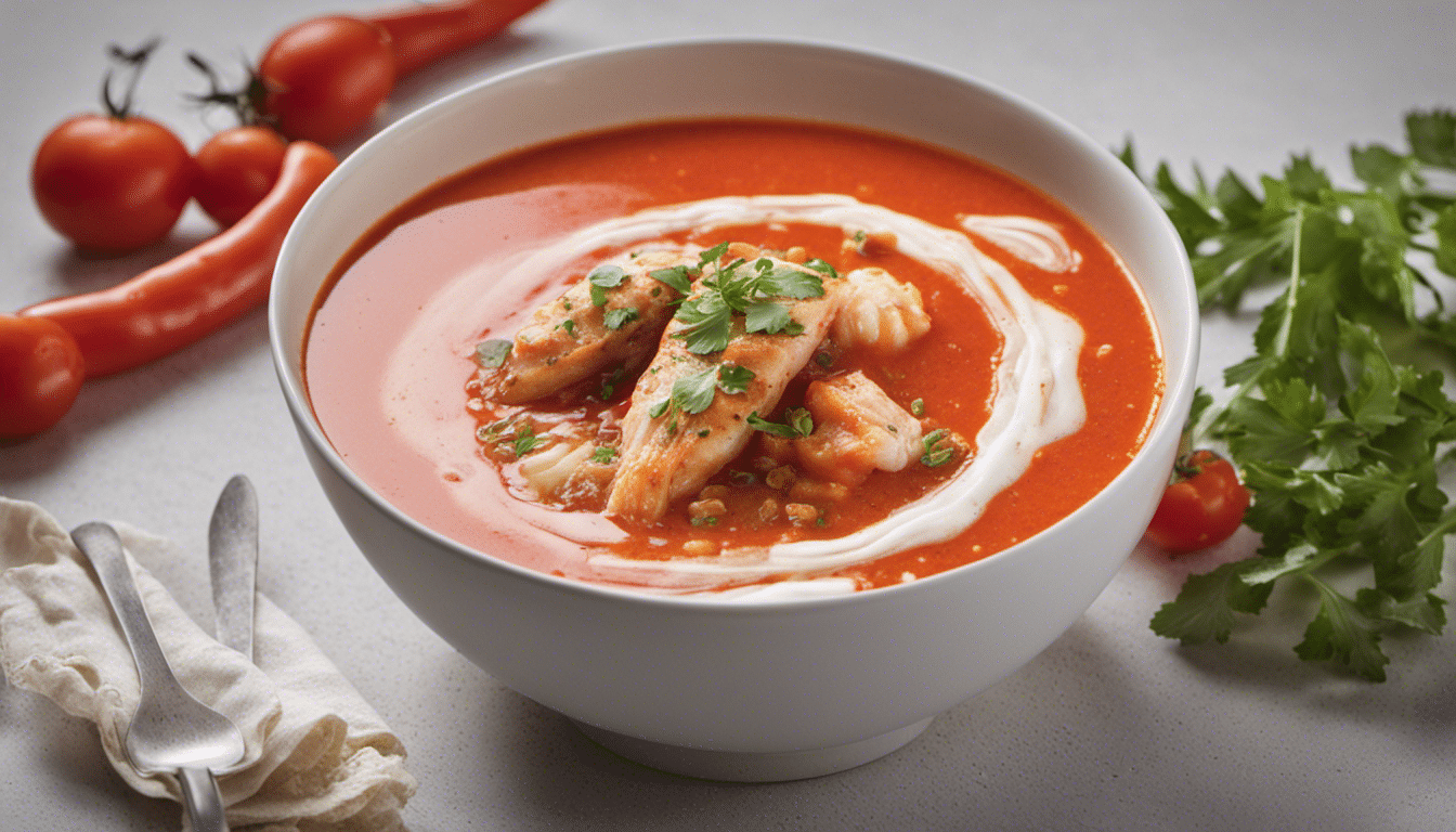 Spicy Fish and Tomato Soup