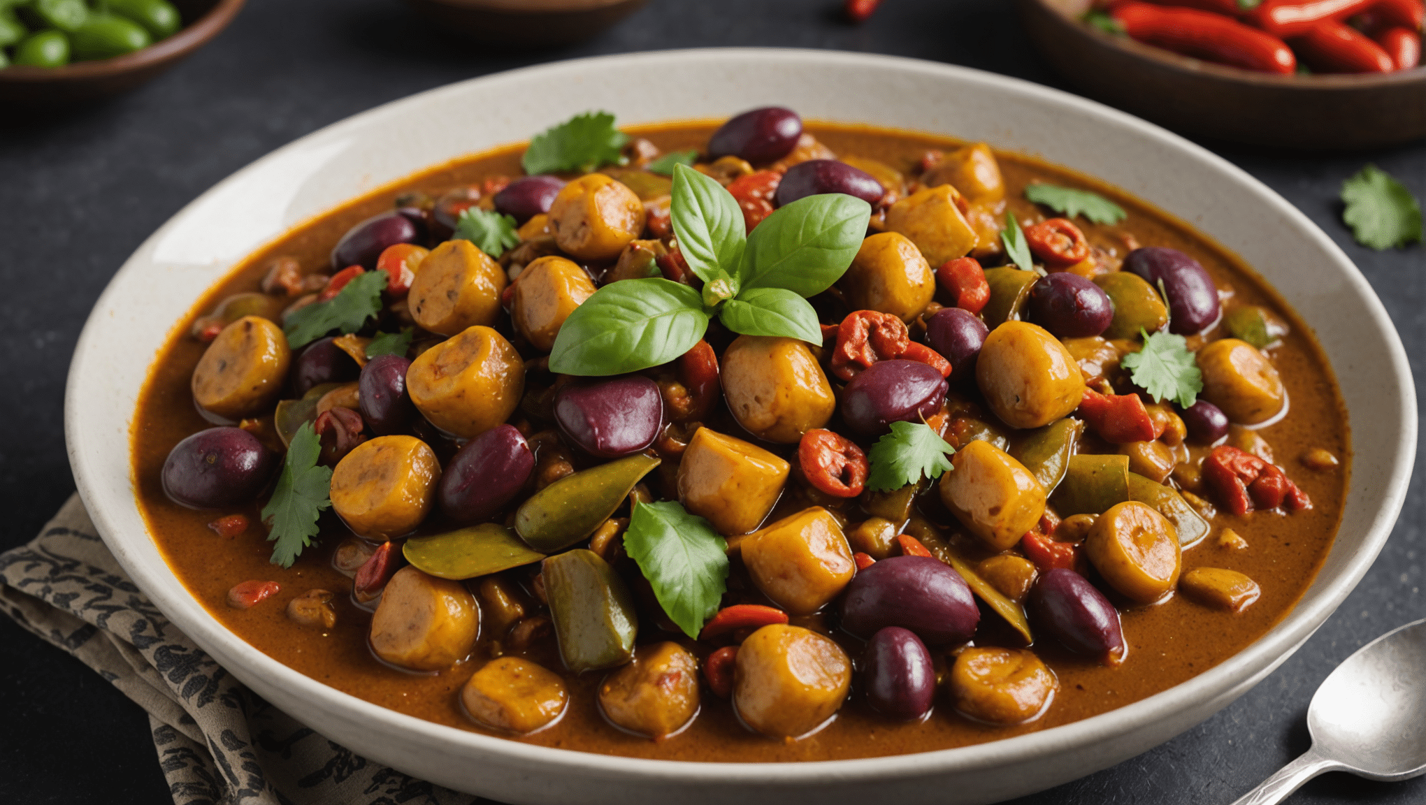 Spicy Hyacinth Bean Curry