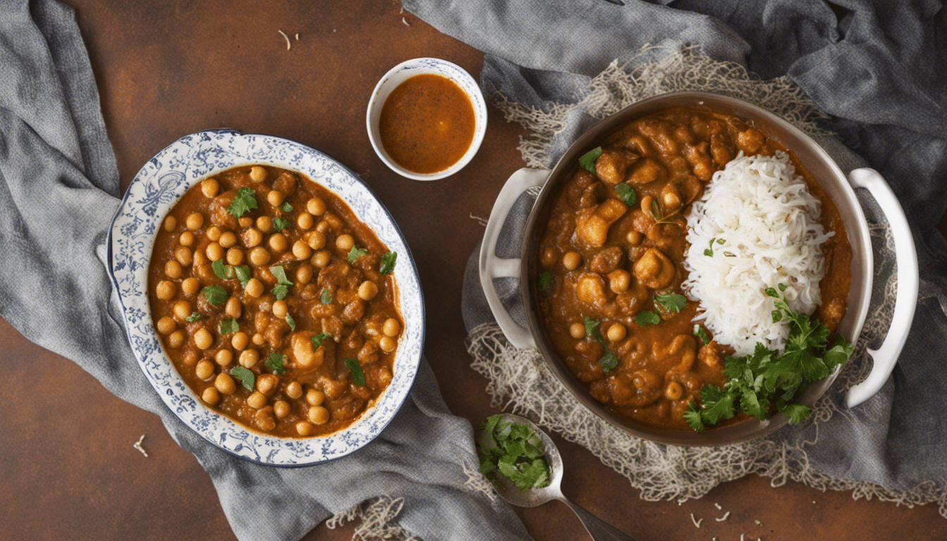 Spicy Kalette and Chickpea Curry