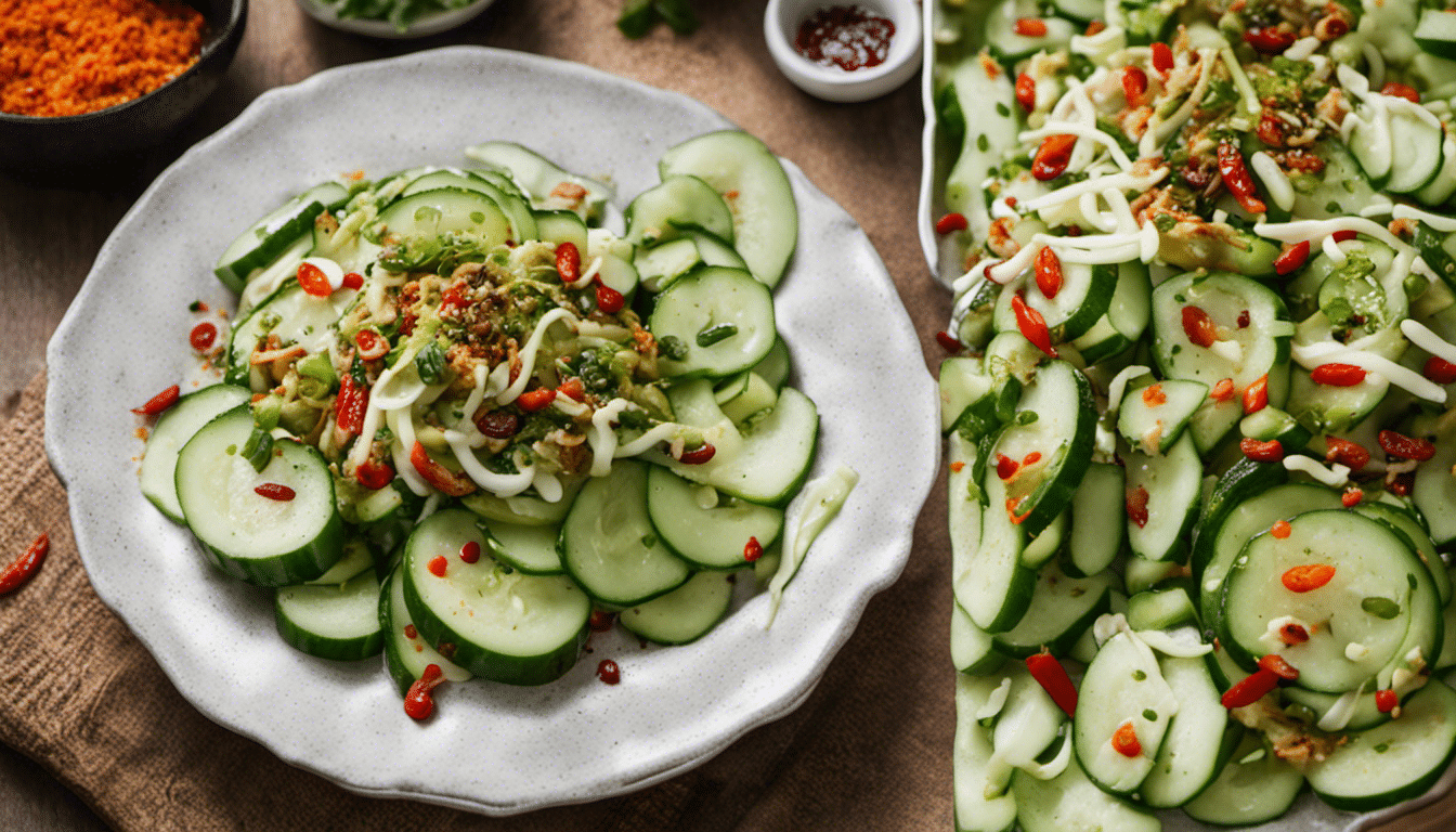 Spicy Korean Cucumber Salad