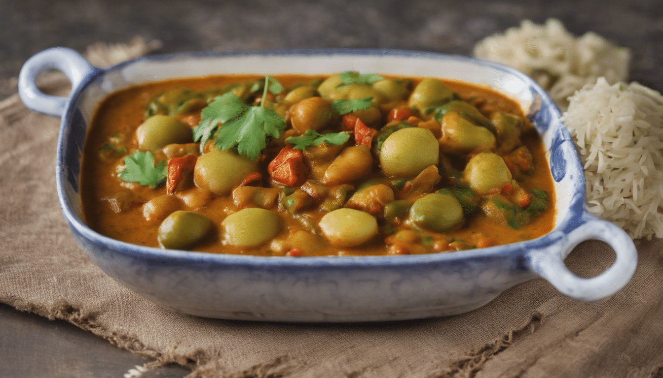 Spicy Lima Bean Curry - Your Gourmet Guru