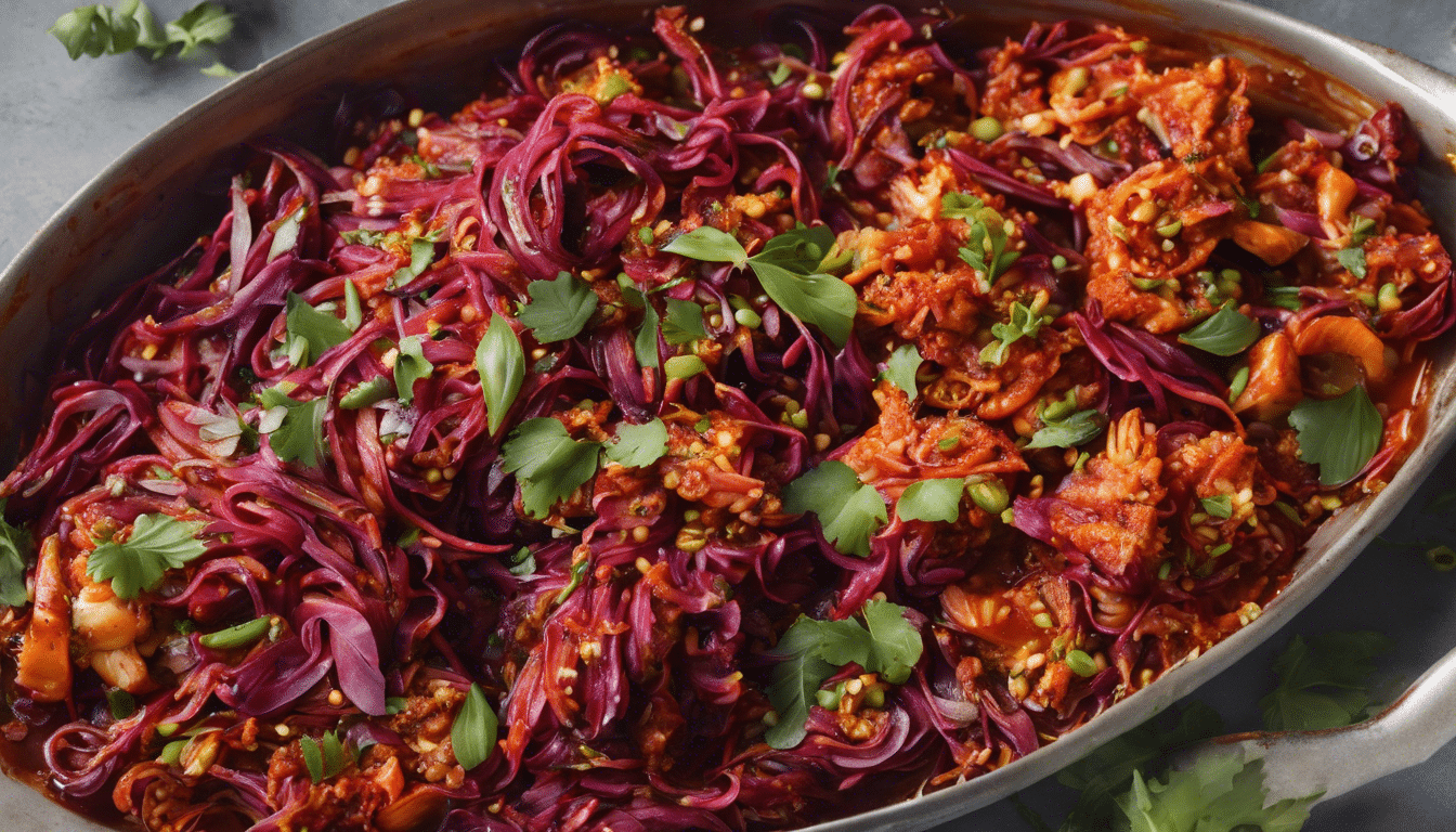 Spicy Orach Kimchi