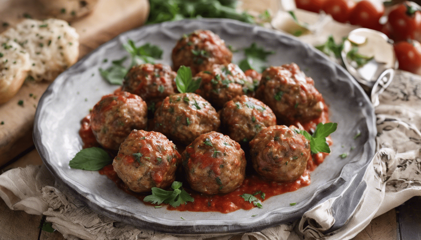 Spicy Oregano Meatballs