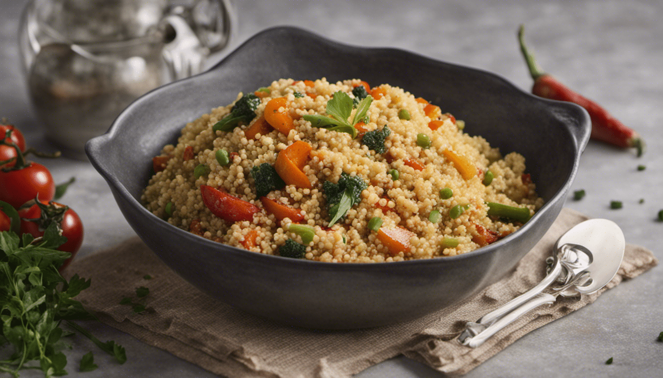 Spicy Roasted Vegetable Couscous Dish