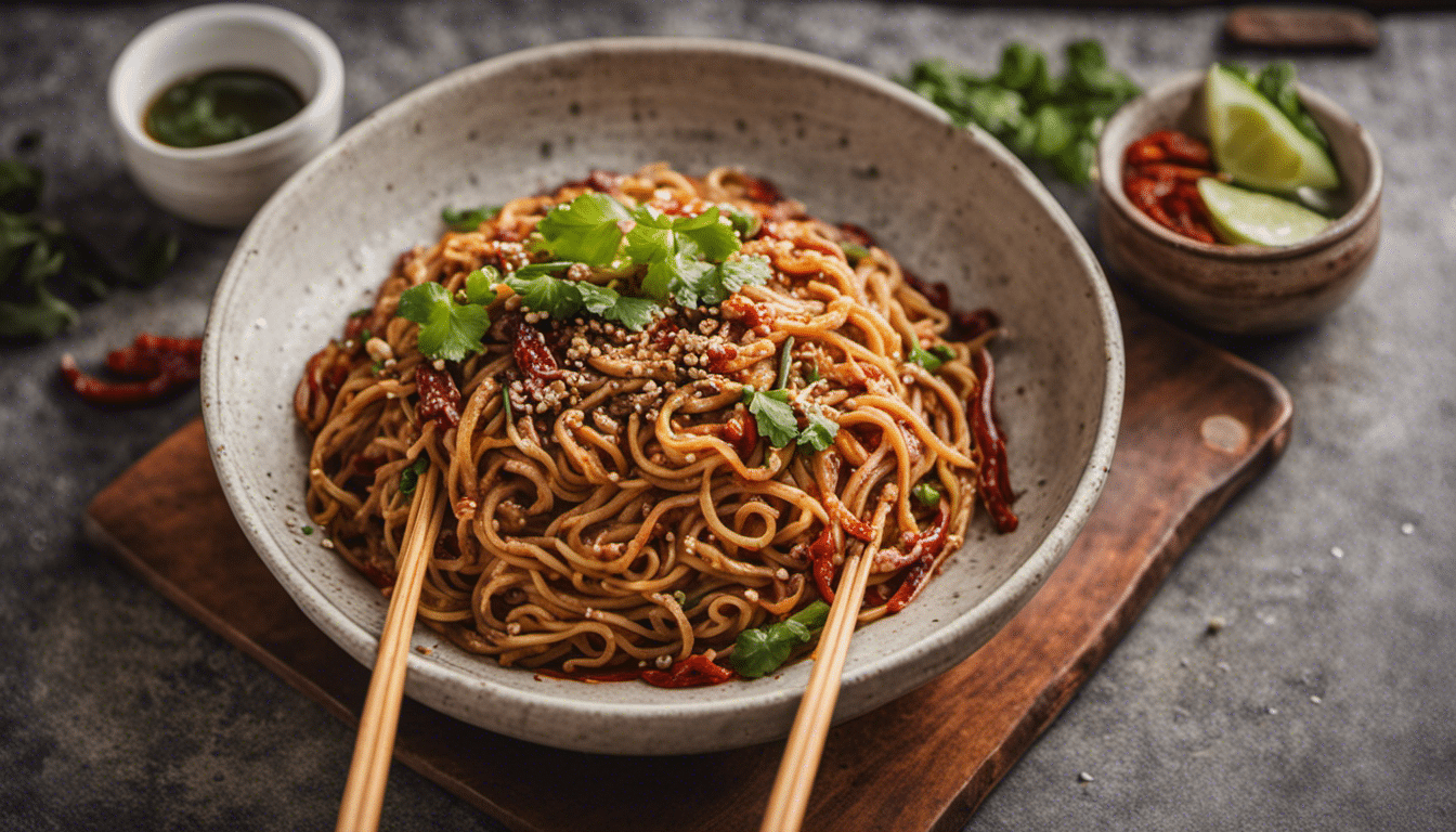 Spicy Sichuan Noodles