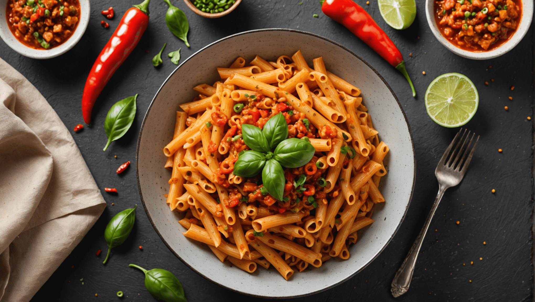 Spicy Siling Habas Pasta