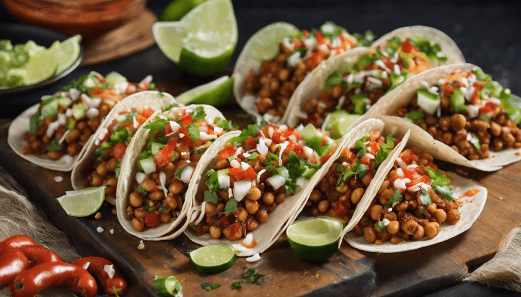 Spicy Soybean Tacos