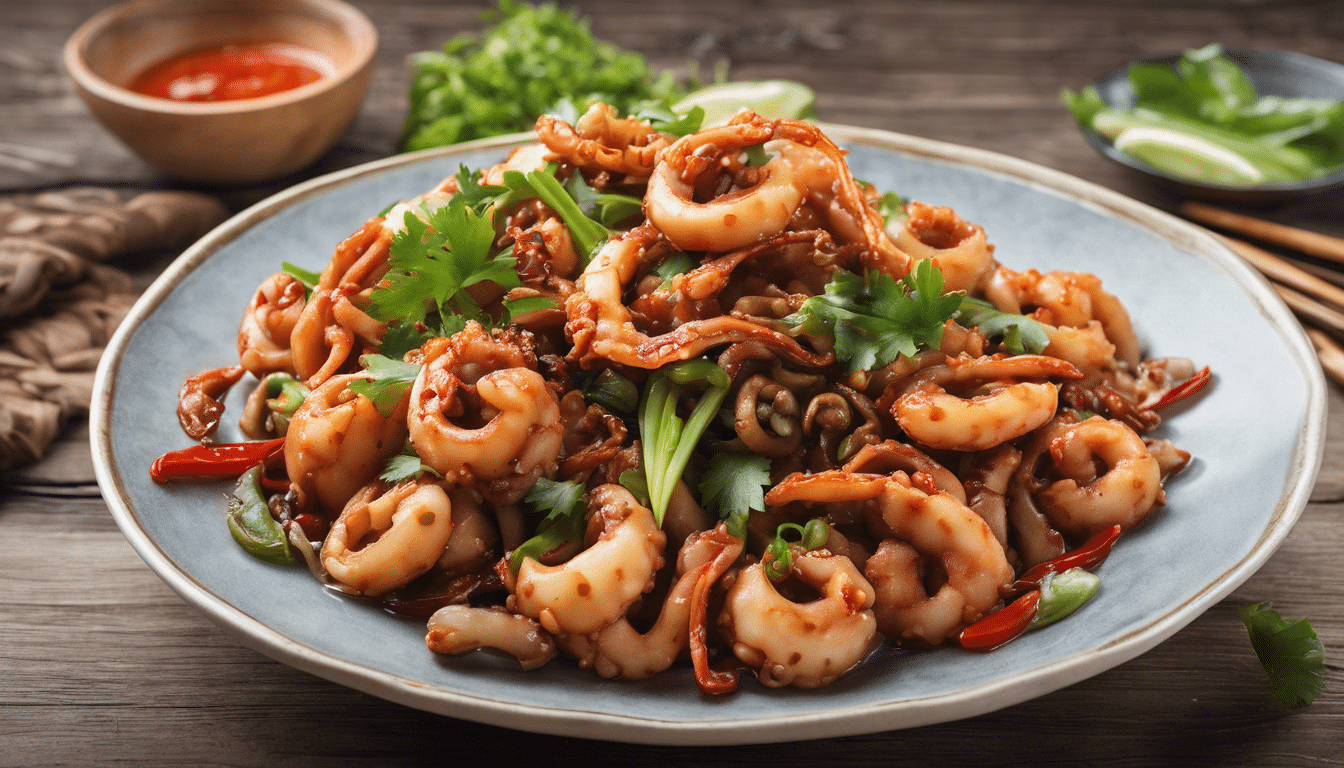 Spicy Stir-Fried Squid