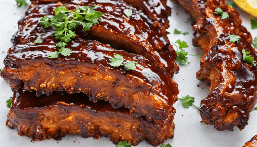 Spicy Vegan Soy Protein Ribs