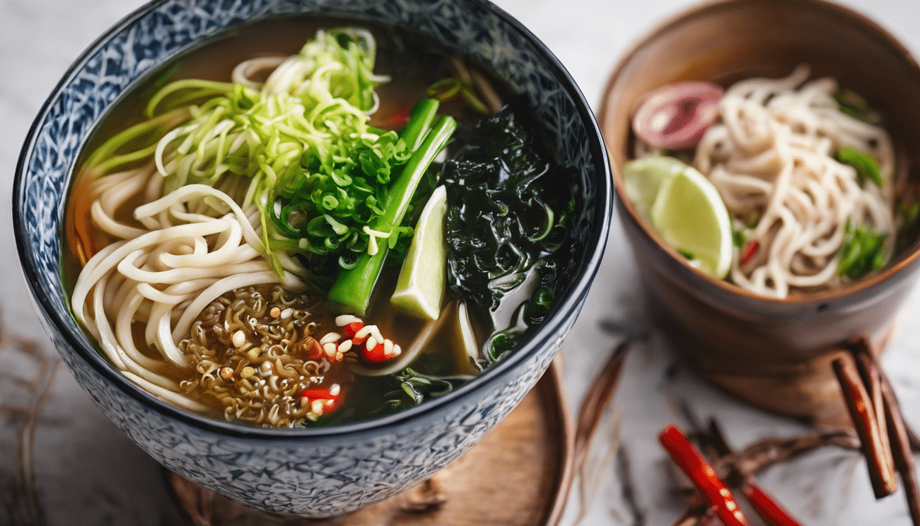 Spicy Wakame Noodle Soup