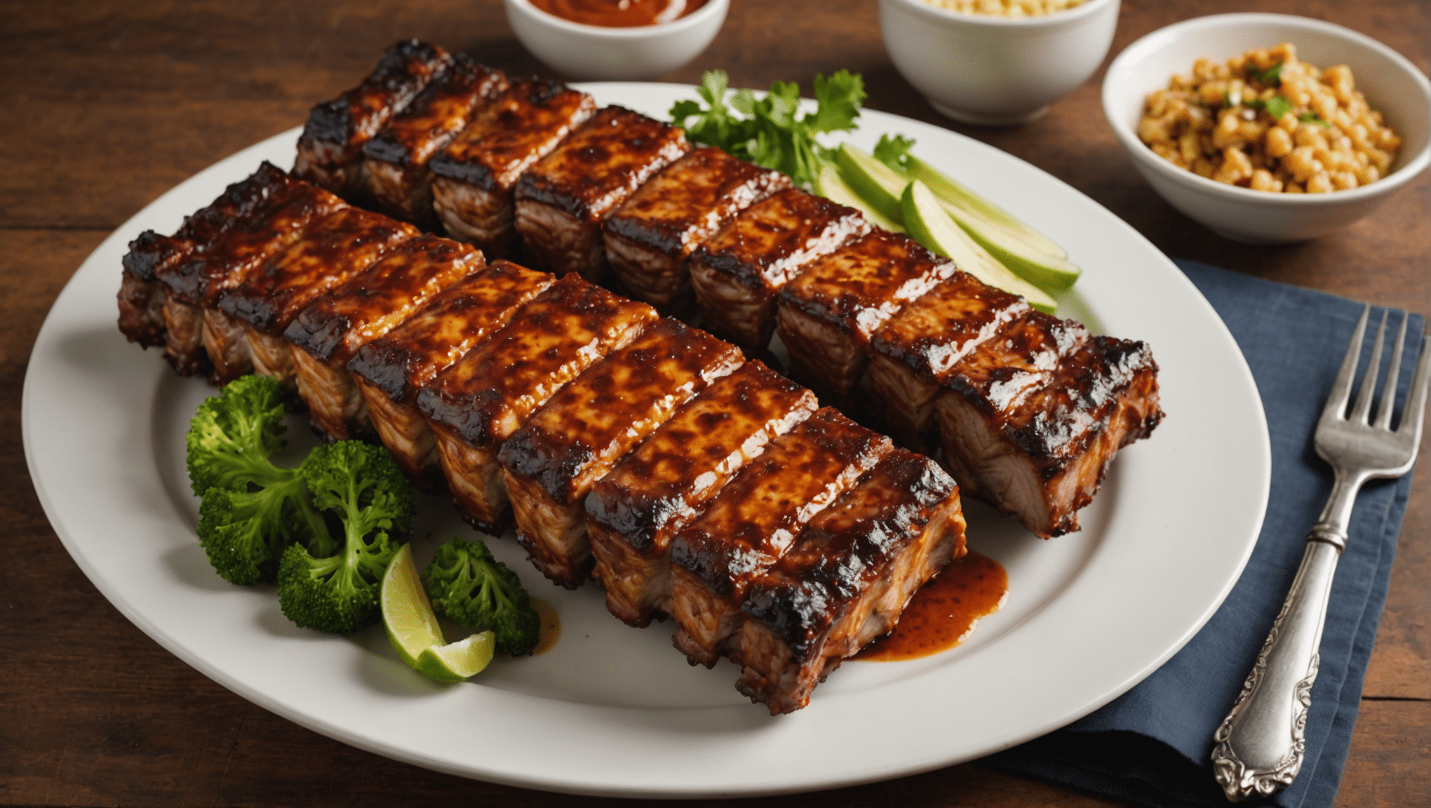 Spicy White Mustard BBQ Ribs