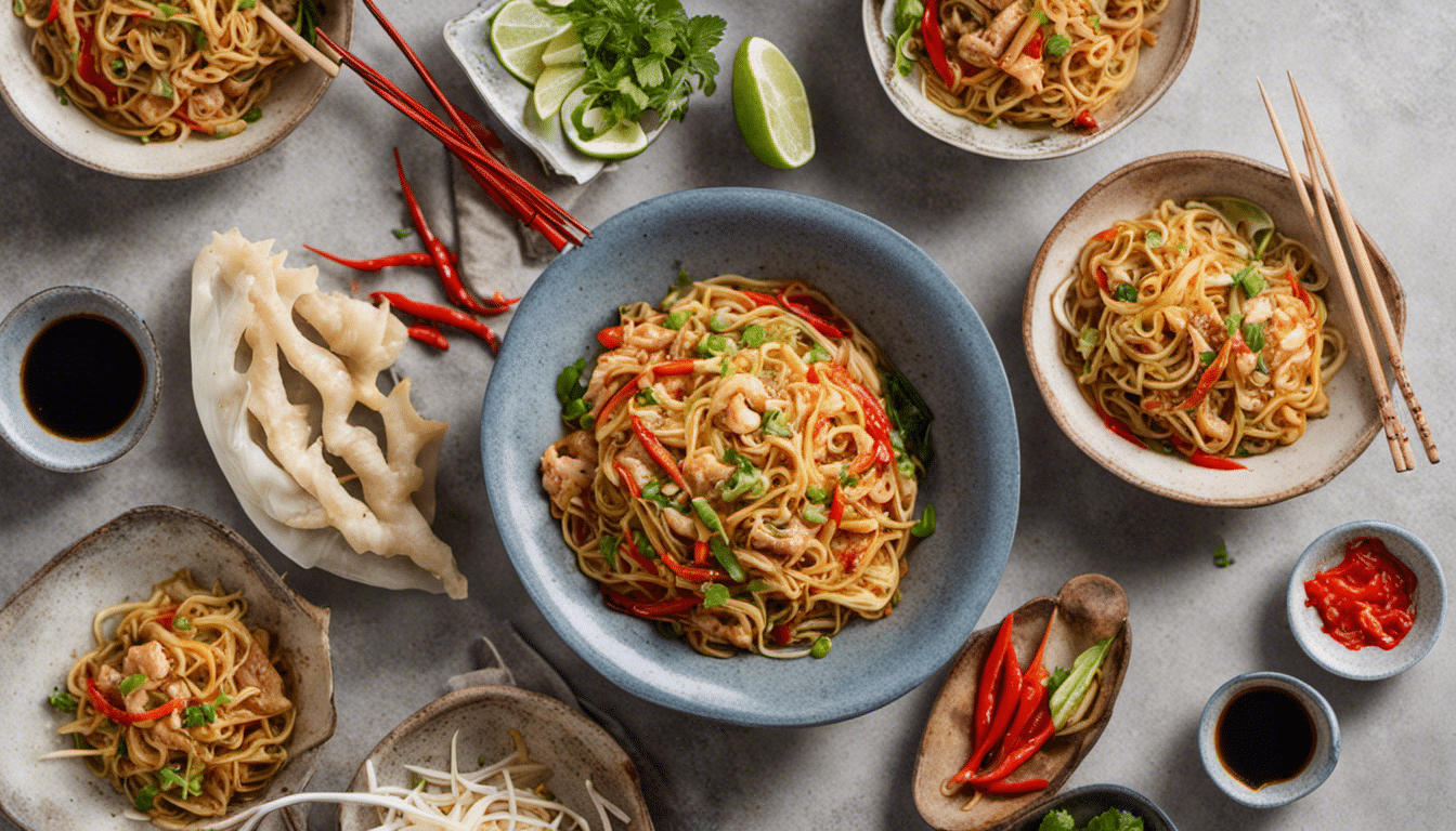 Spicy and Sour Shredded Fish Stir-fried Noodles