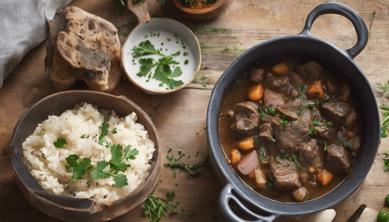 Spikenard Infused Lamb Stew