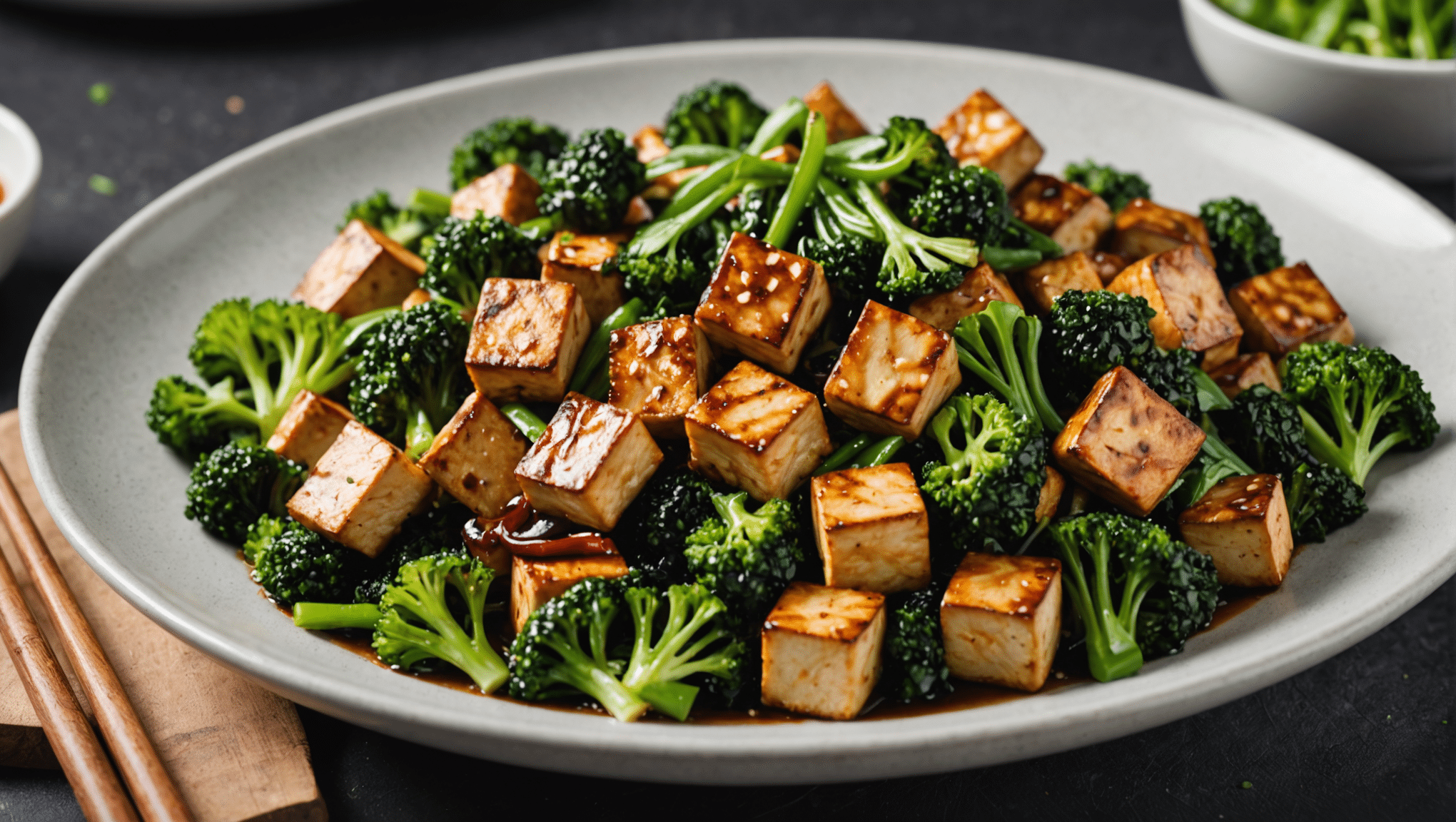 Spikenard Marinated Tofu Stir-fry