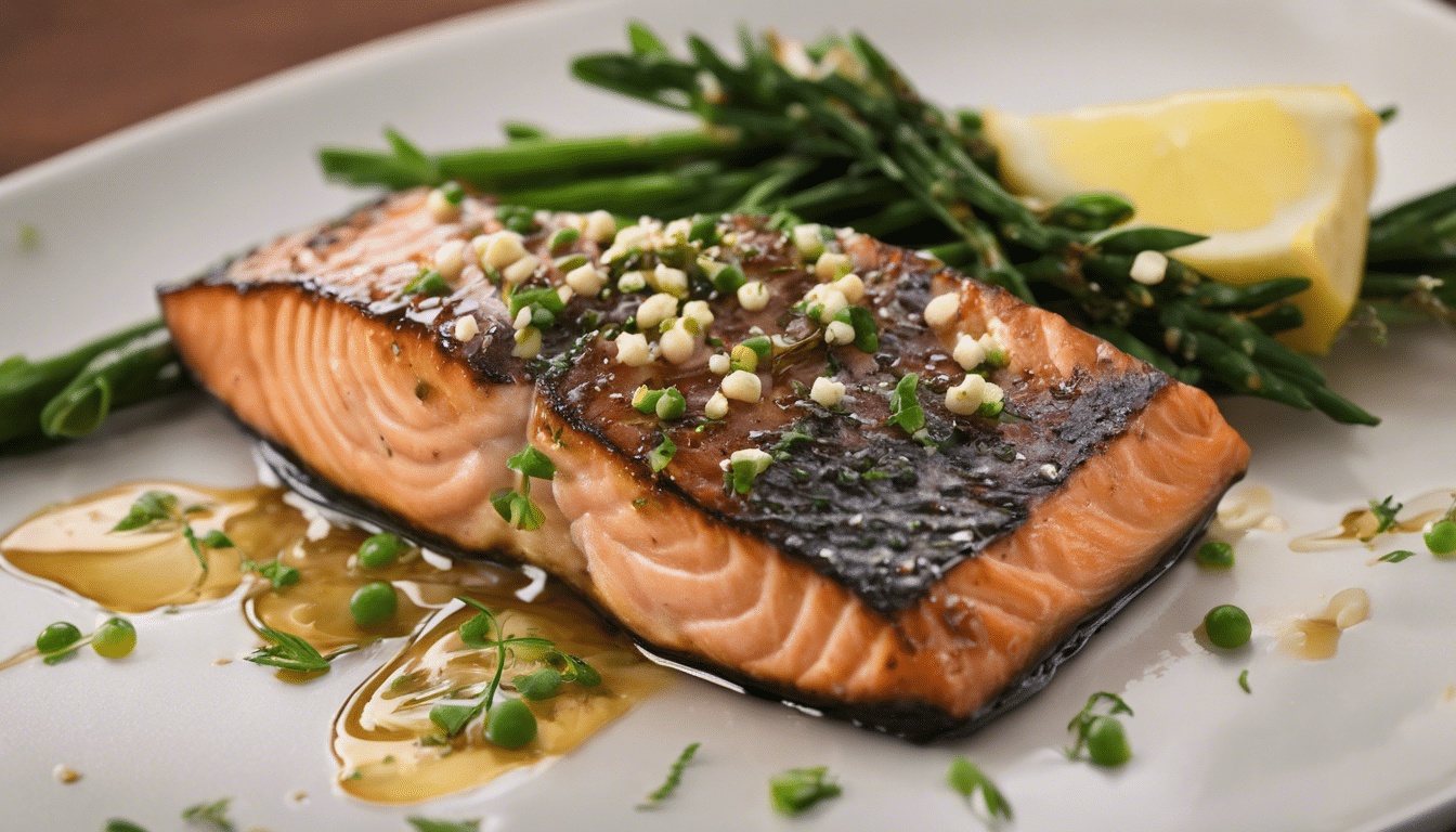 Spikenard and Honey Glazed Salmon