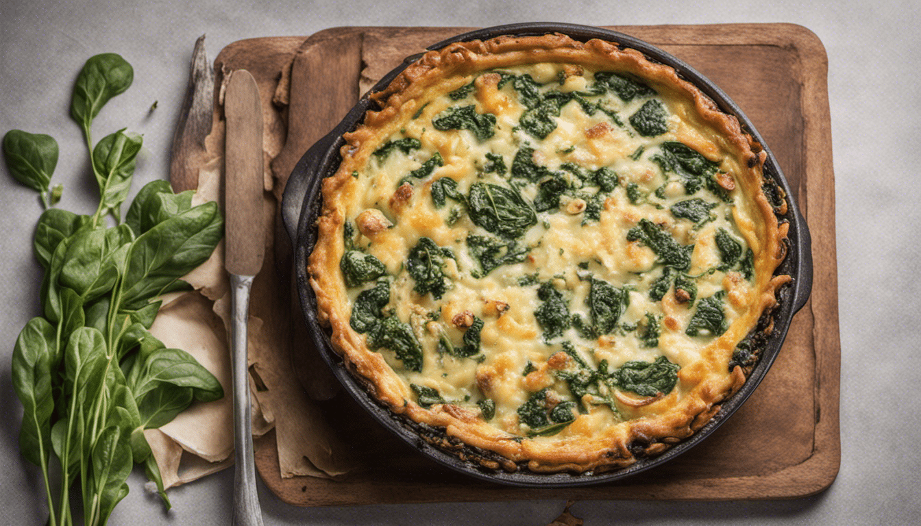 Spinach and Feta Quiche