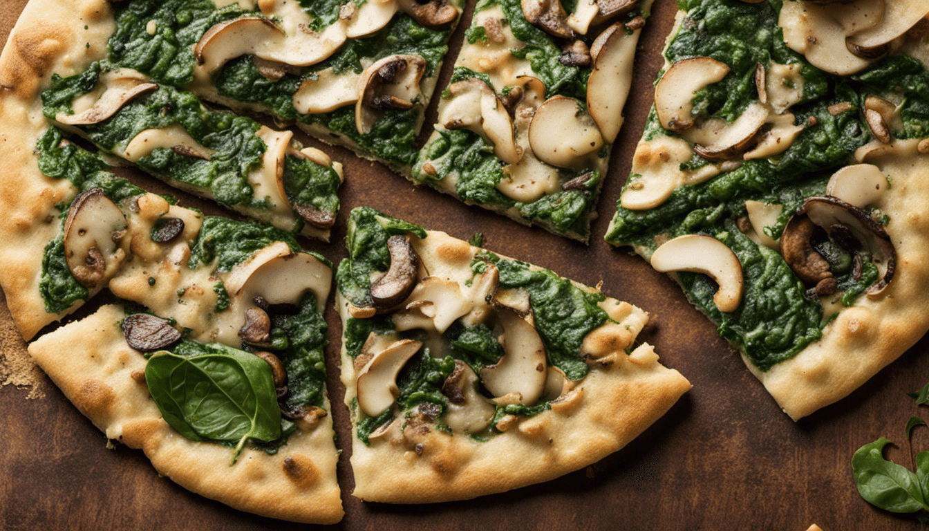 Spinach and Mushroom Flatbread