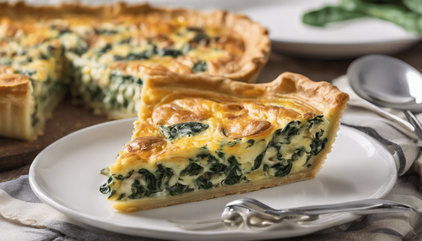 Spinach and Savory Quiche