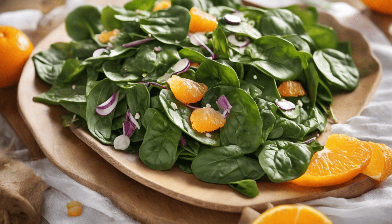 Spinach and Tangerine Salad