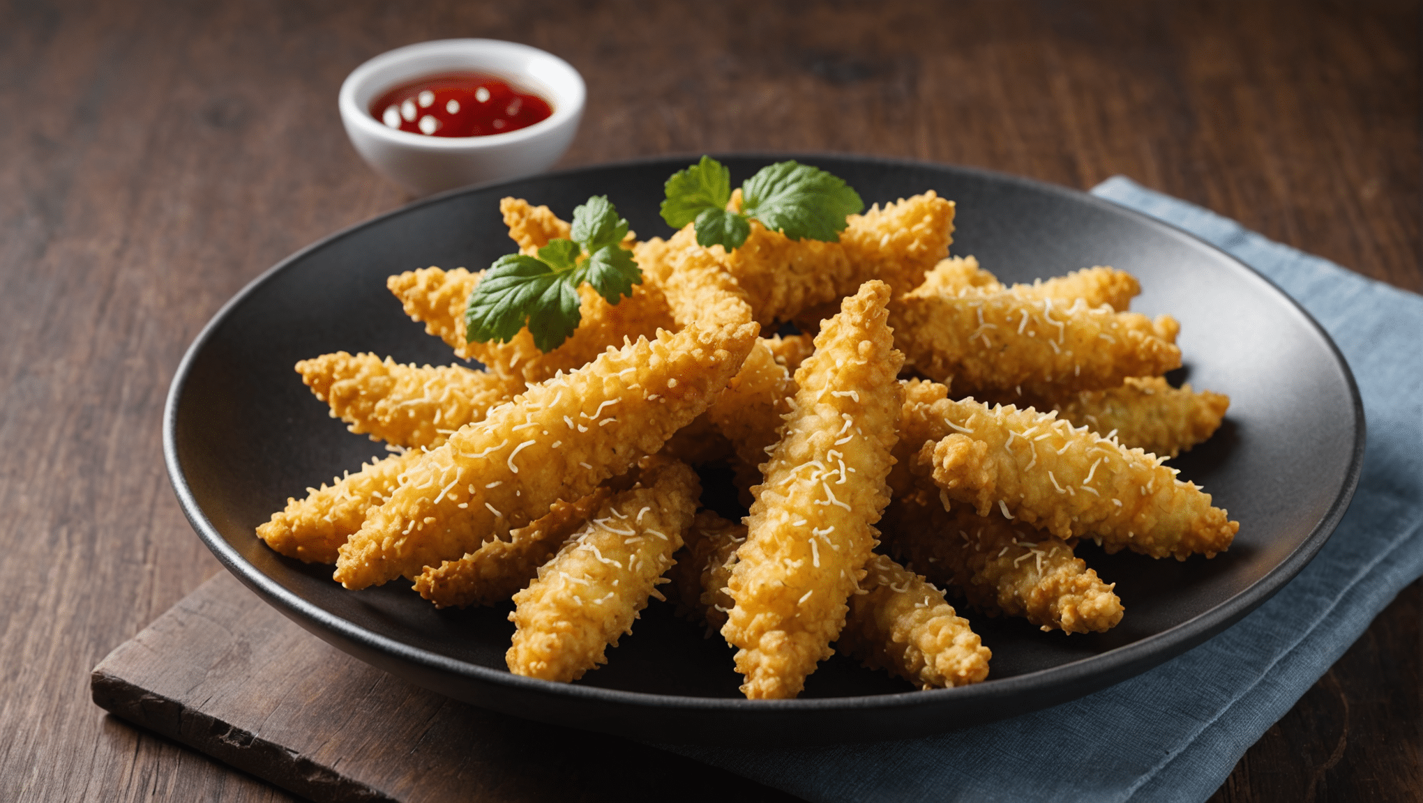 Spiny Amaranth Tempura