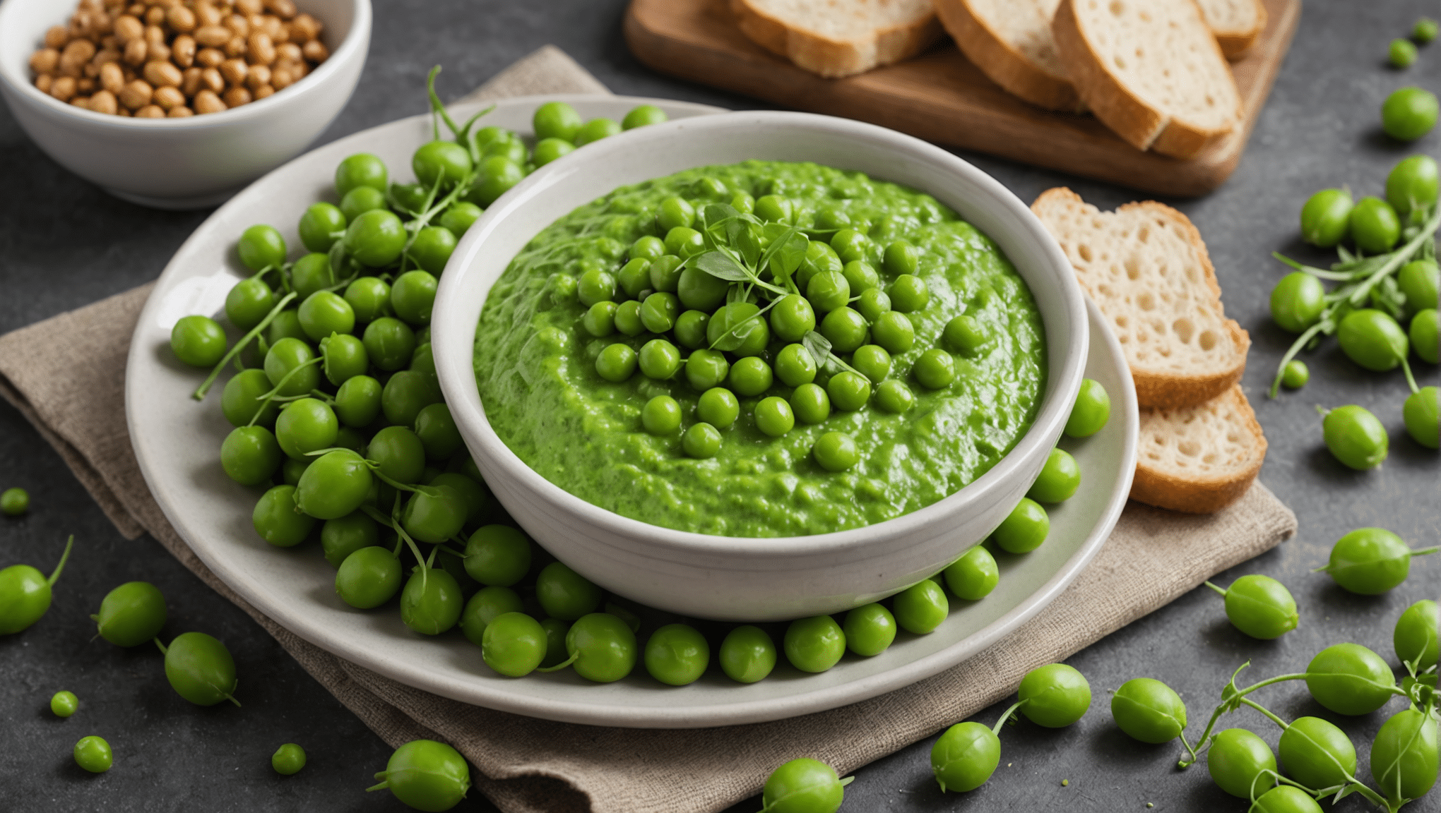 Spring Pea and Cicely Dip