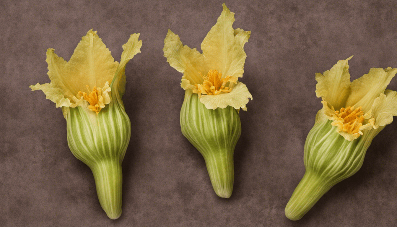 Beautiful and edible squash blossoms