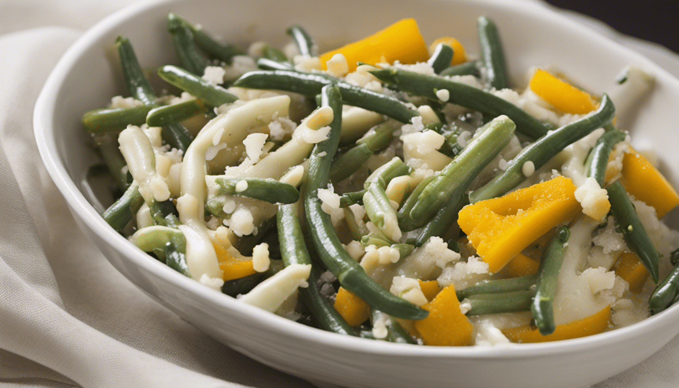 Squash and Long Beans in Coconut Milk