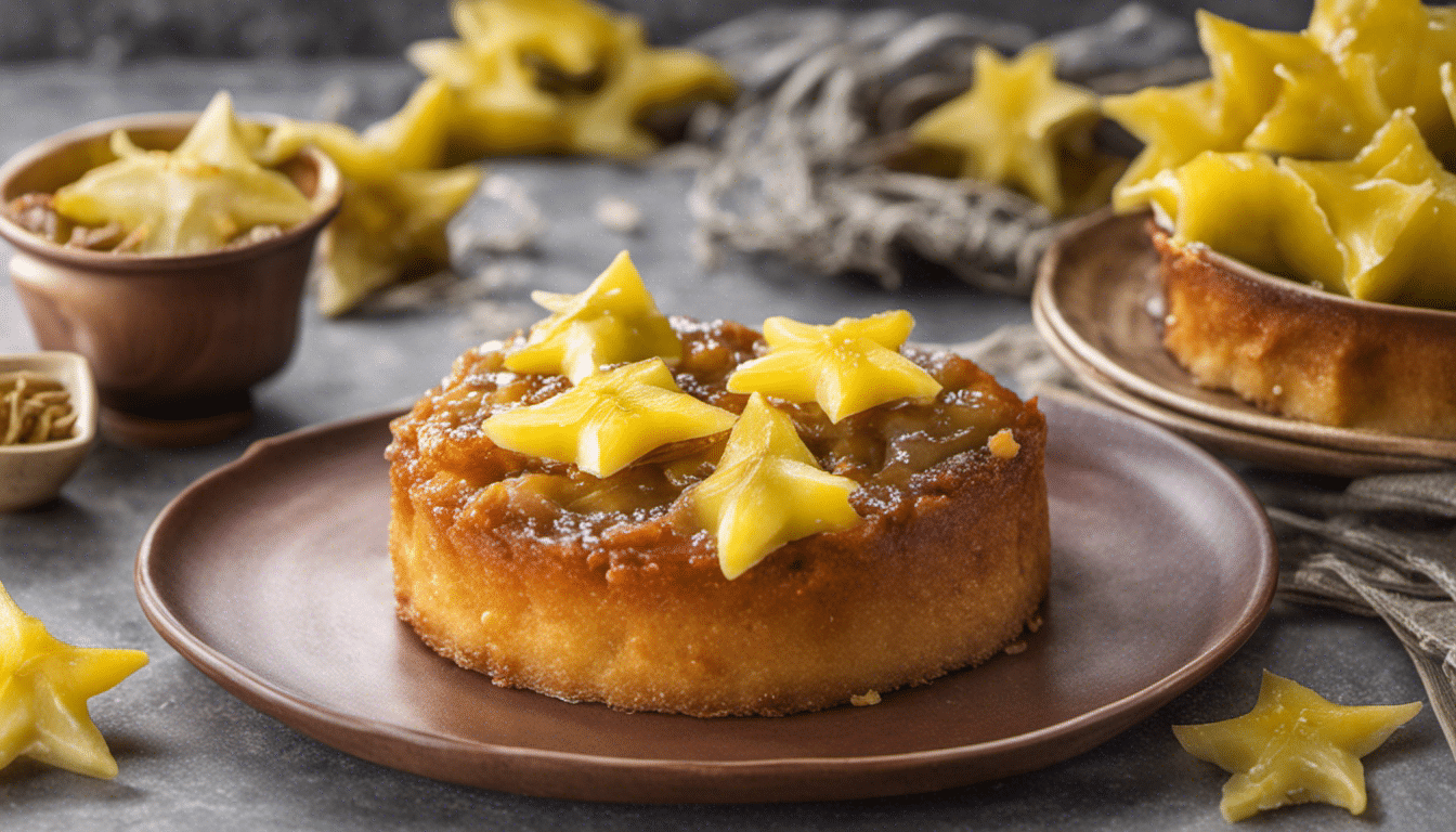 Star Fruit Upside-down Cake