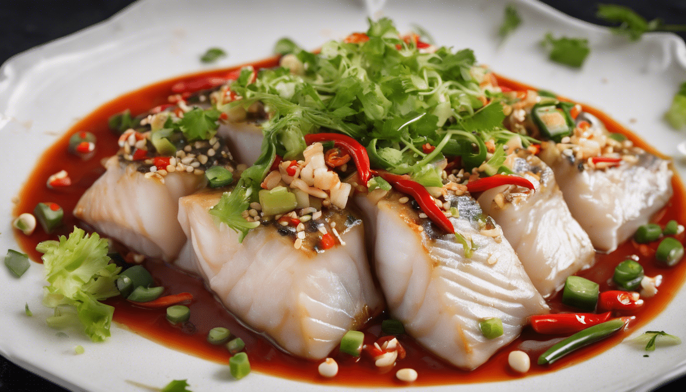Steamed Fish with Chili and Garlic Sauce