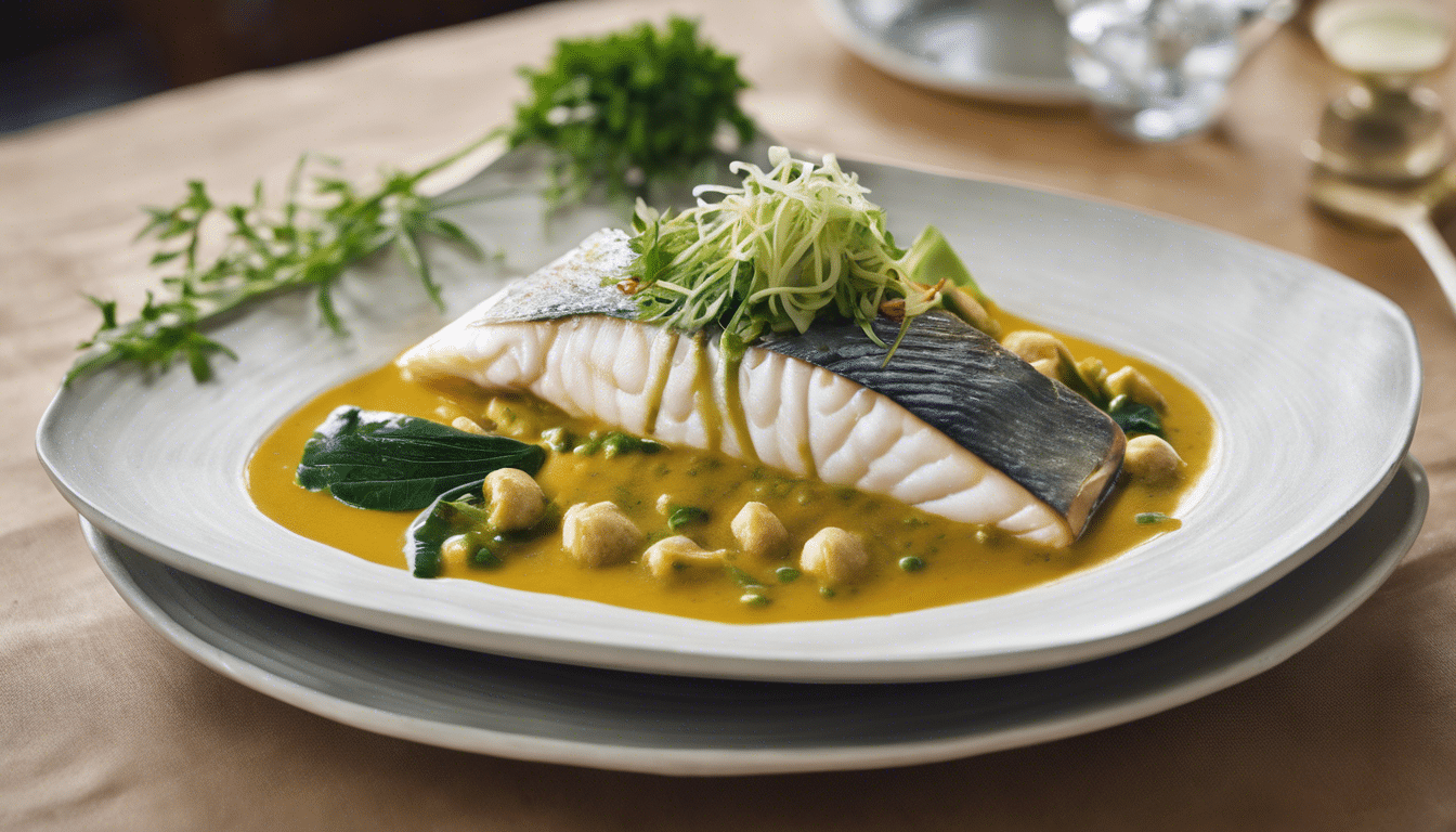 Steamed Fish with Curry Plant Sauce