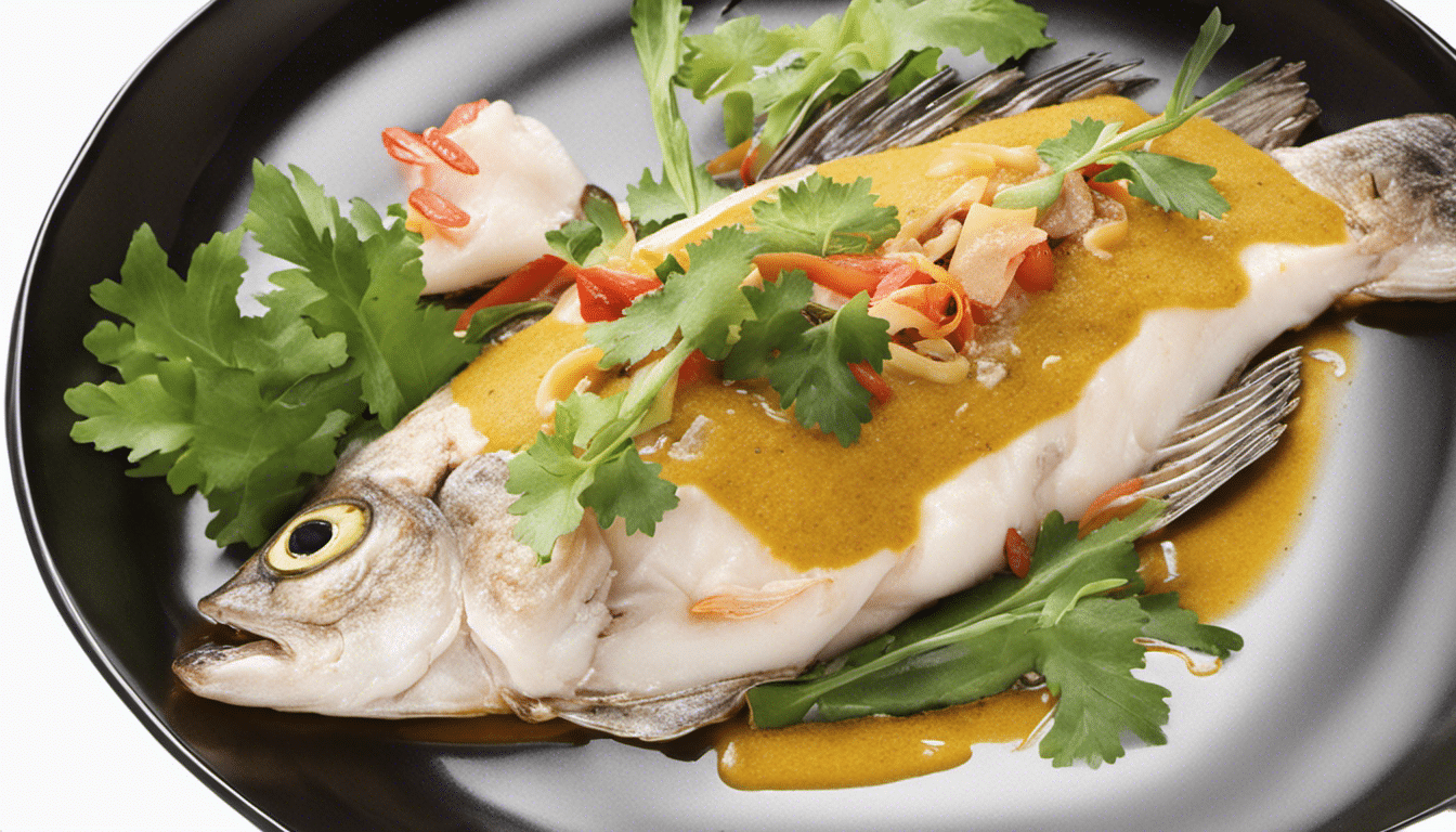 Steamed Fish with Curry Sauce