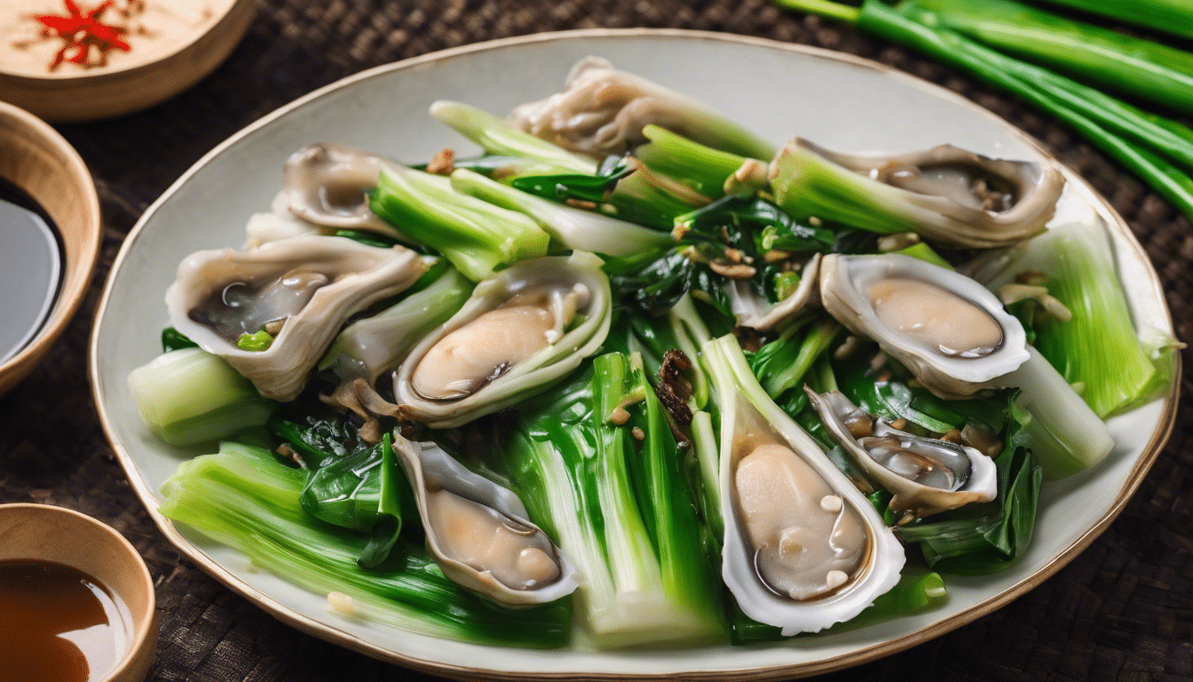 Steamed Pak Choy with Oyster Sauce