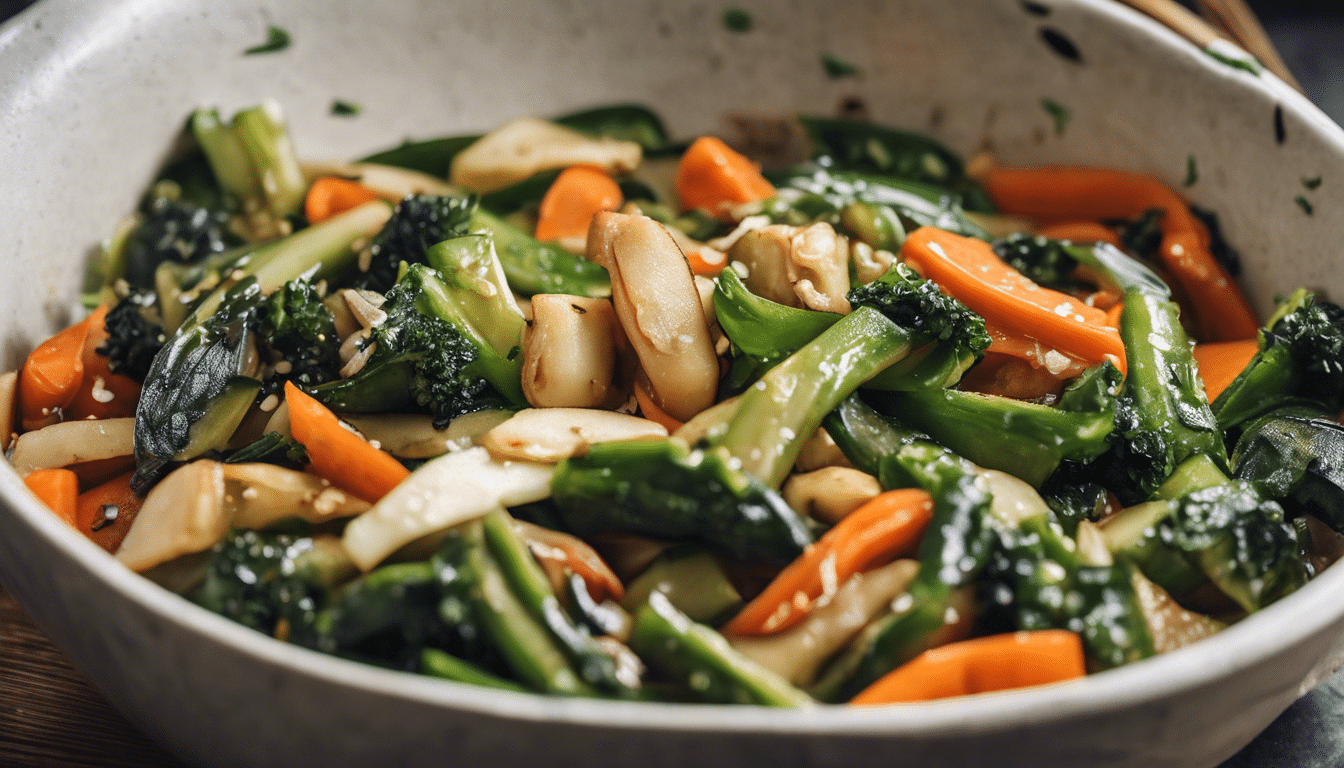 Stir-Fried Vegetables with Kencur