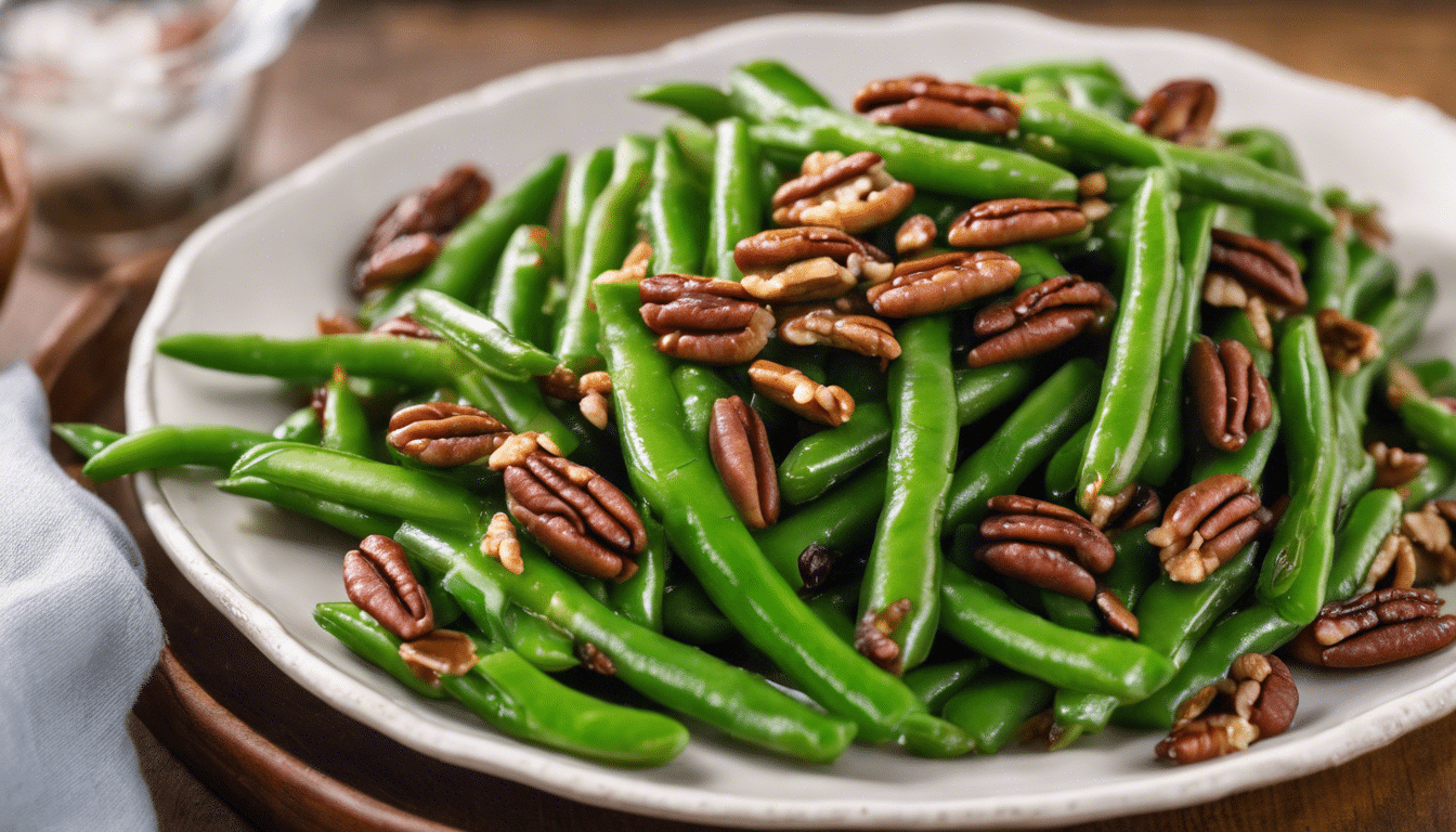 Stir-Fry Green Beans with Pecans