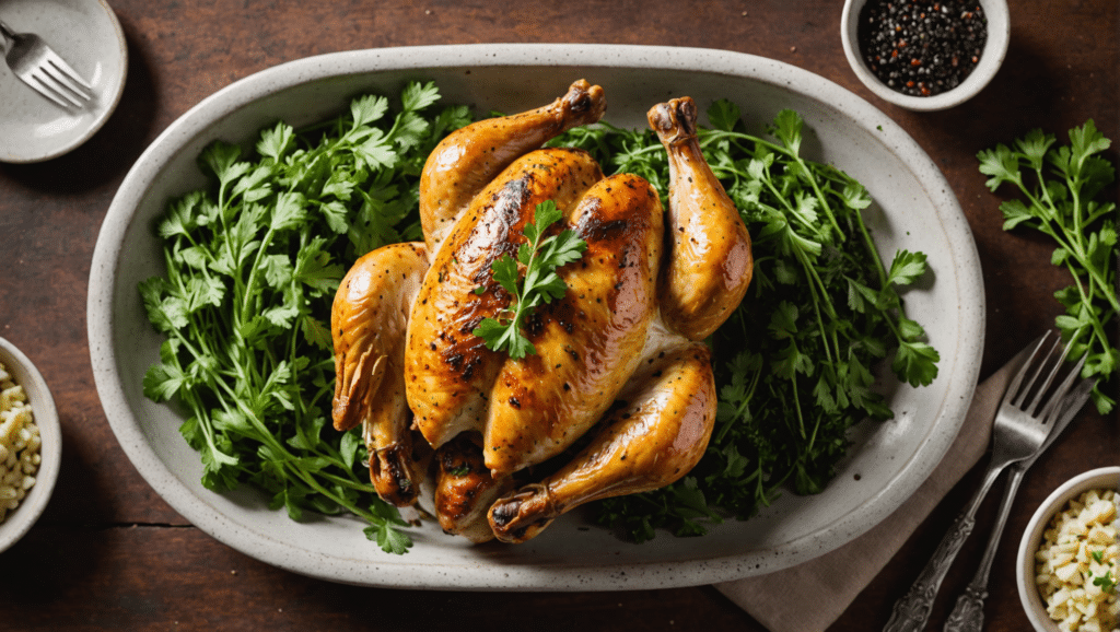 Stone Parsley and Herb Roasted Chicken