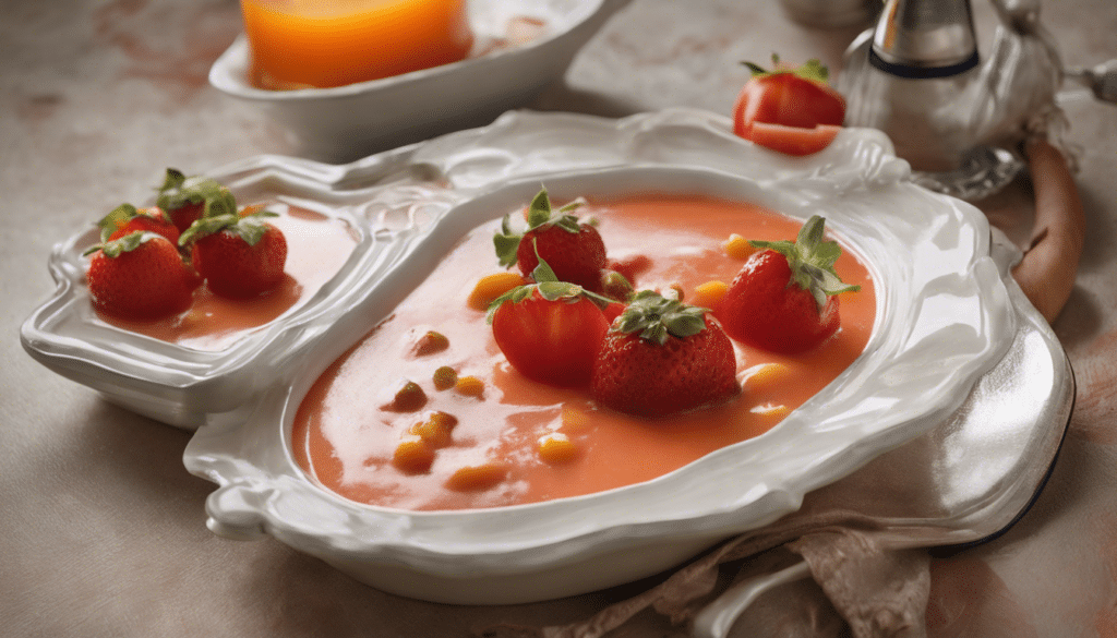 Strawberry and Tomato Salmorejo