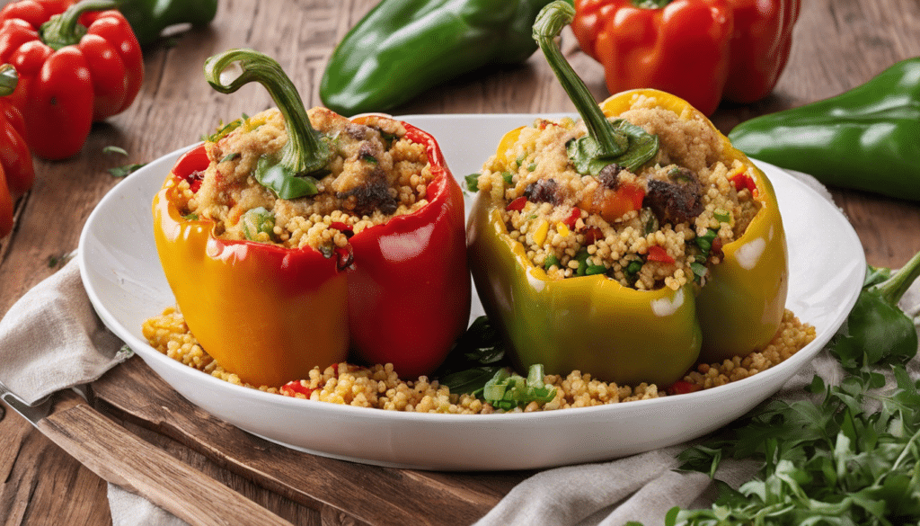 Stuffed Bell Peppers with Couscous