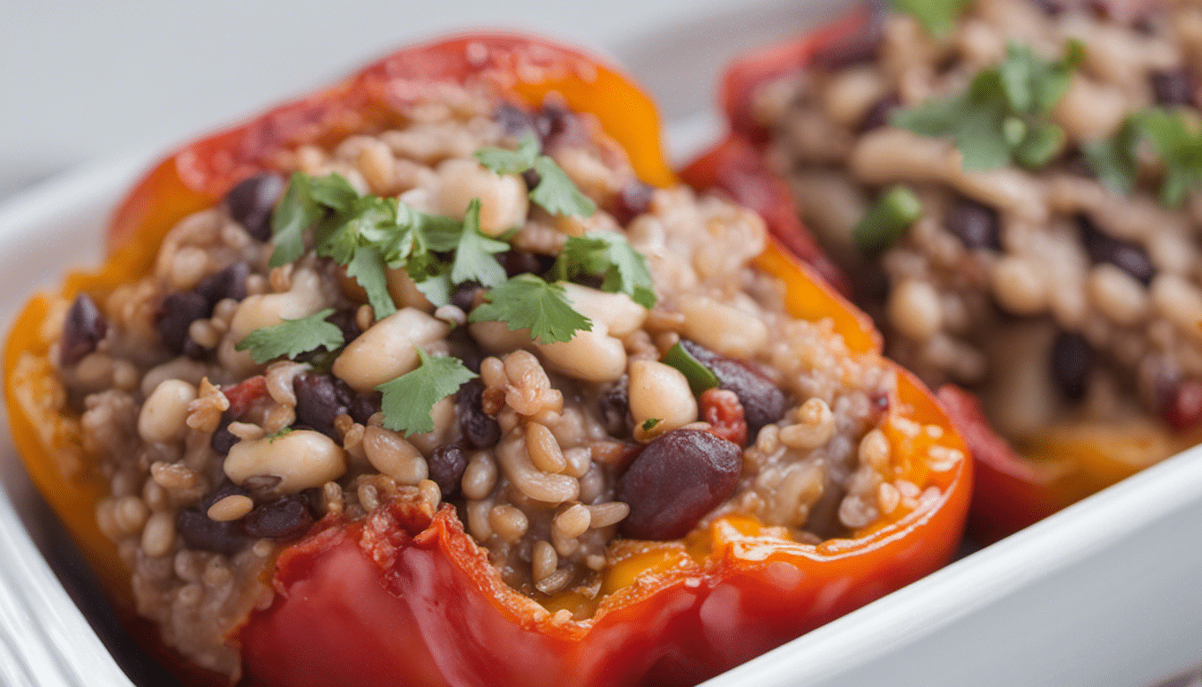 Stuffed Bell Peppers with Ricebeans