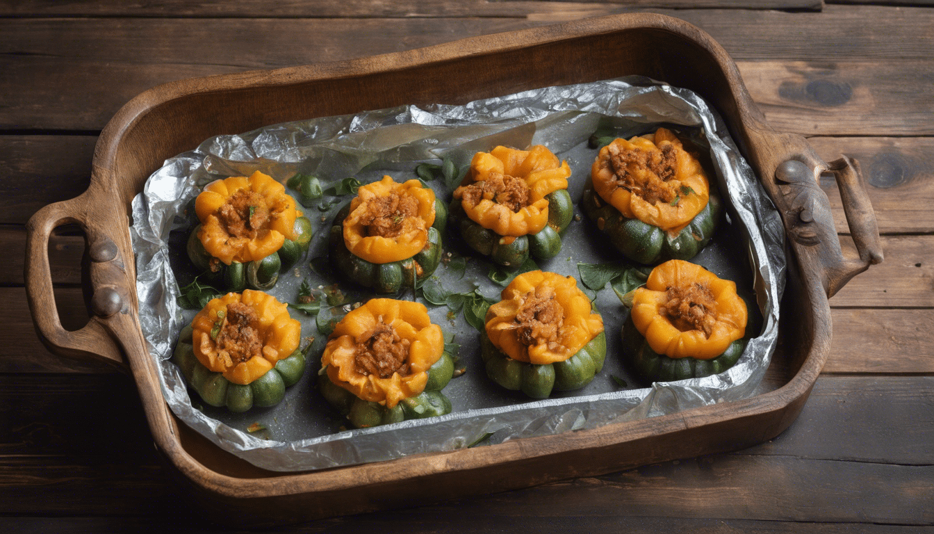 Stuffed Calabaza Flowers