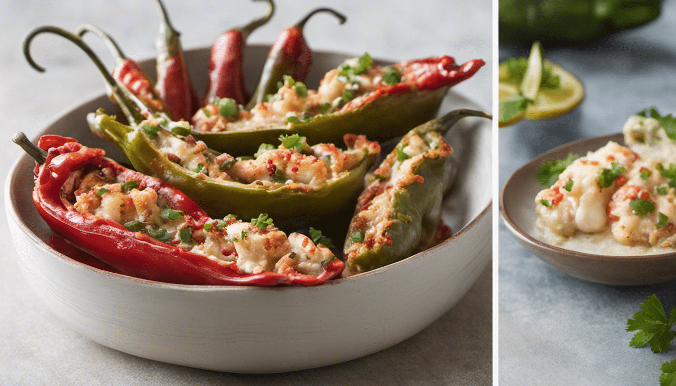 Stuffed Chiles with Crab