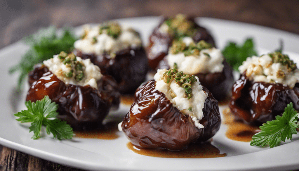 Stuffed Dates with Goat Cheese