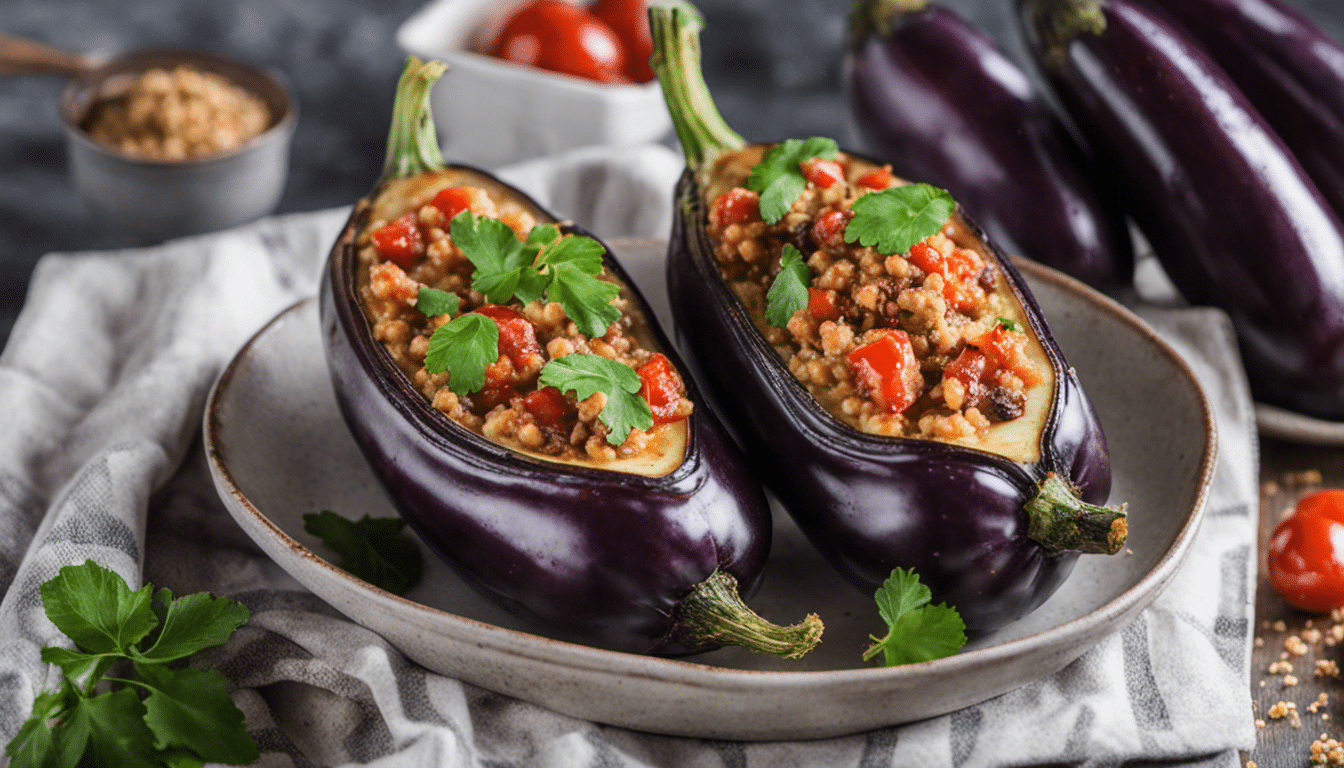 Stuffed Eggplants with Quinoa